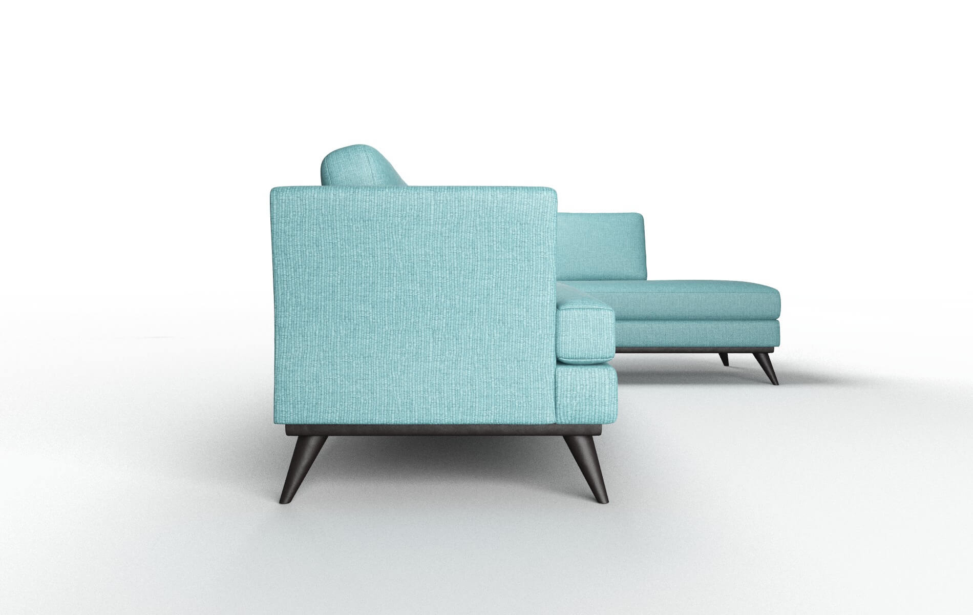 Antalya Parker Turquoise Panel espresso legs 3