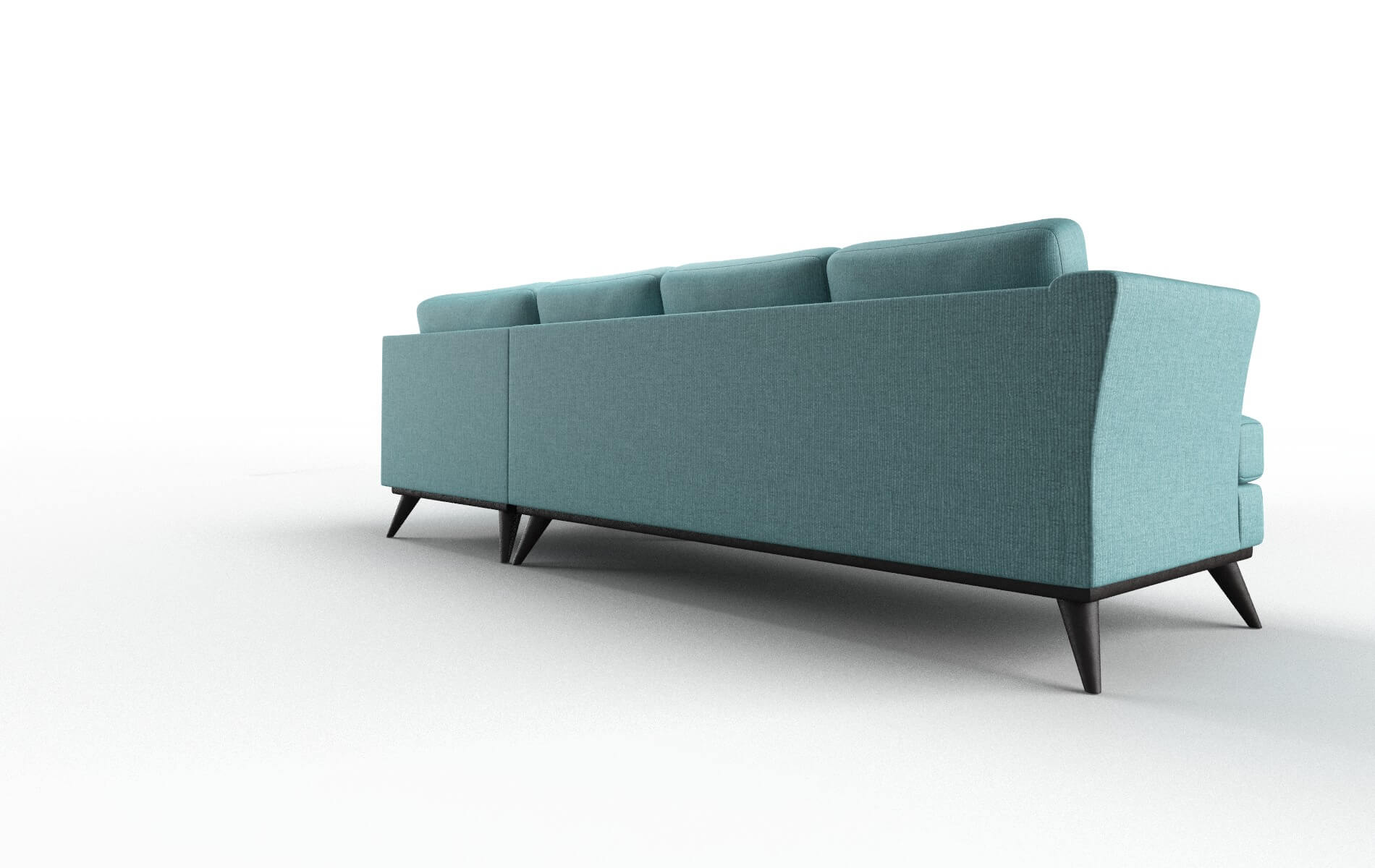 Antalya Parker Turquoise Panel espresso legs 5