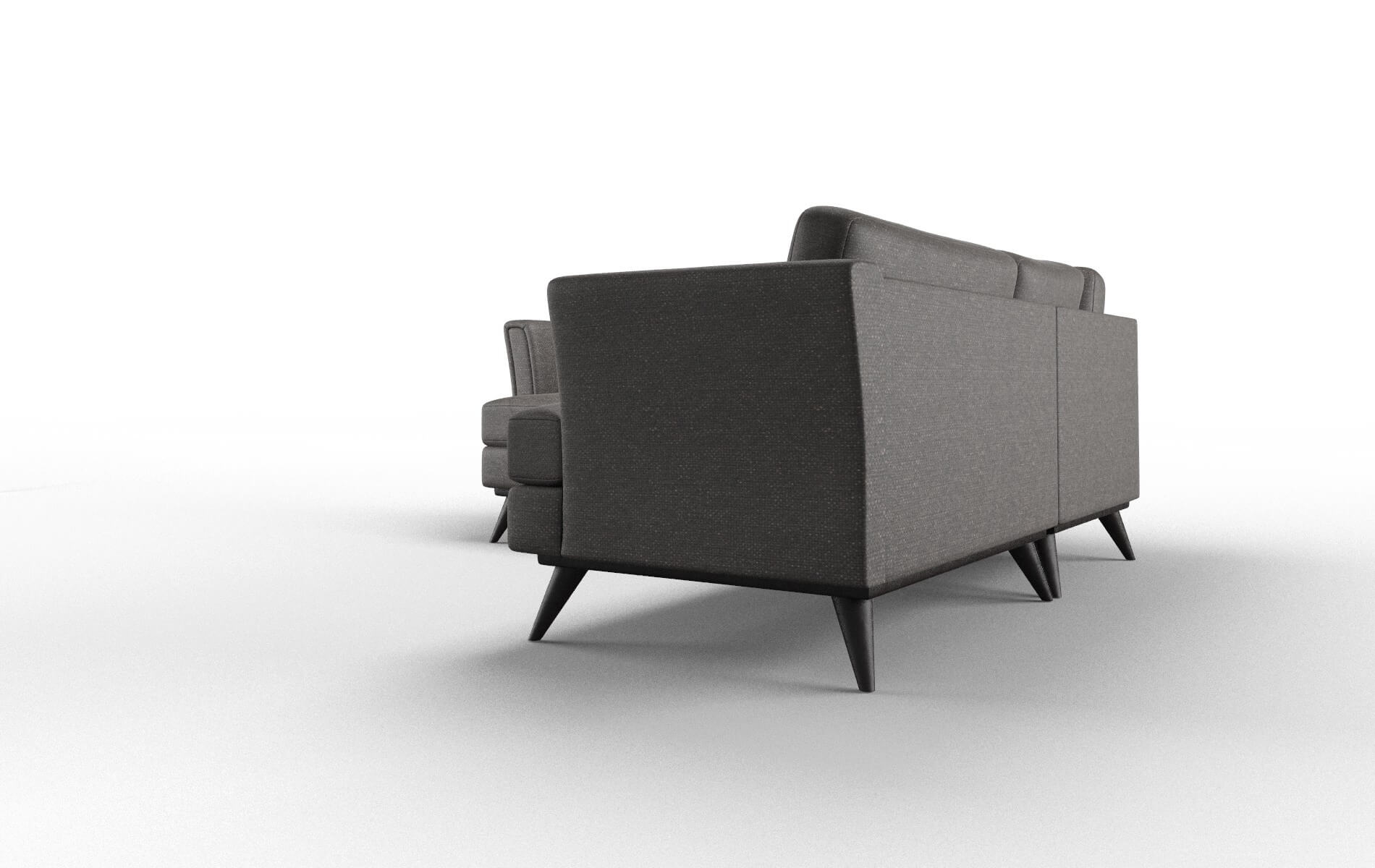 Antalya Phoenix Chocolate Sectional espresso legs 5