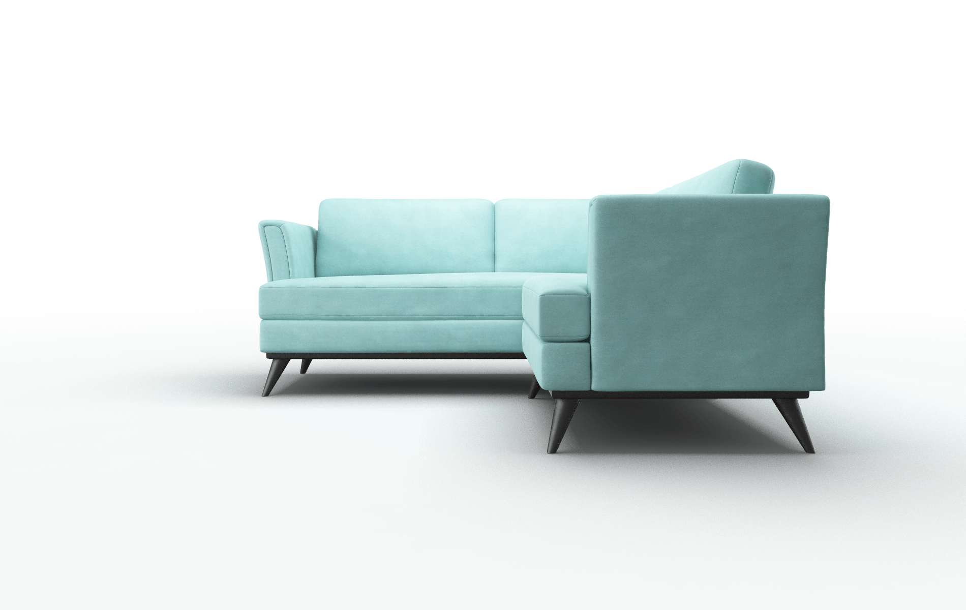 Antalya Portland Mercury Sectional espresso legs 5