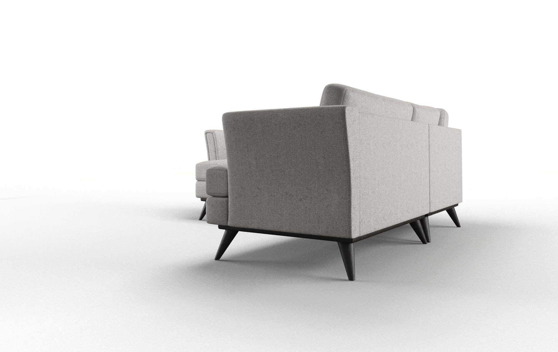 Antalya Prime Ash Sectional espresso legs 5
