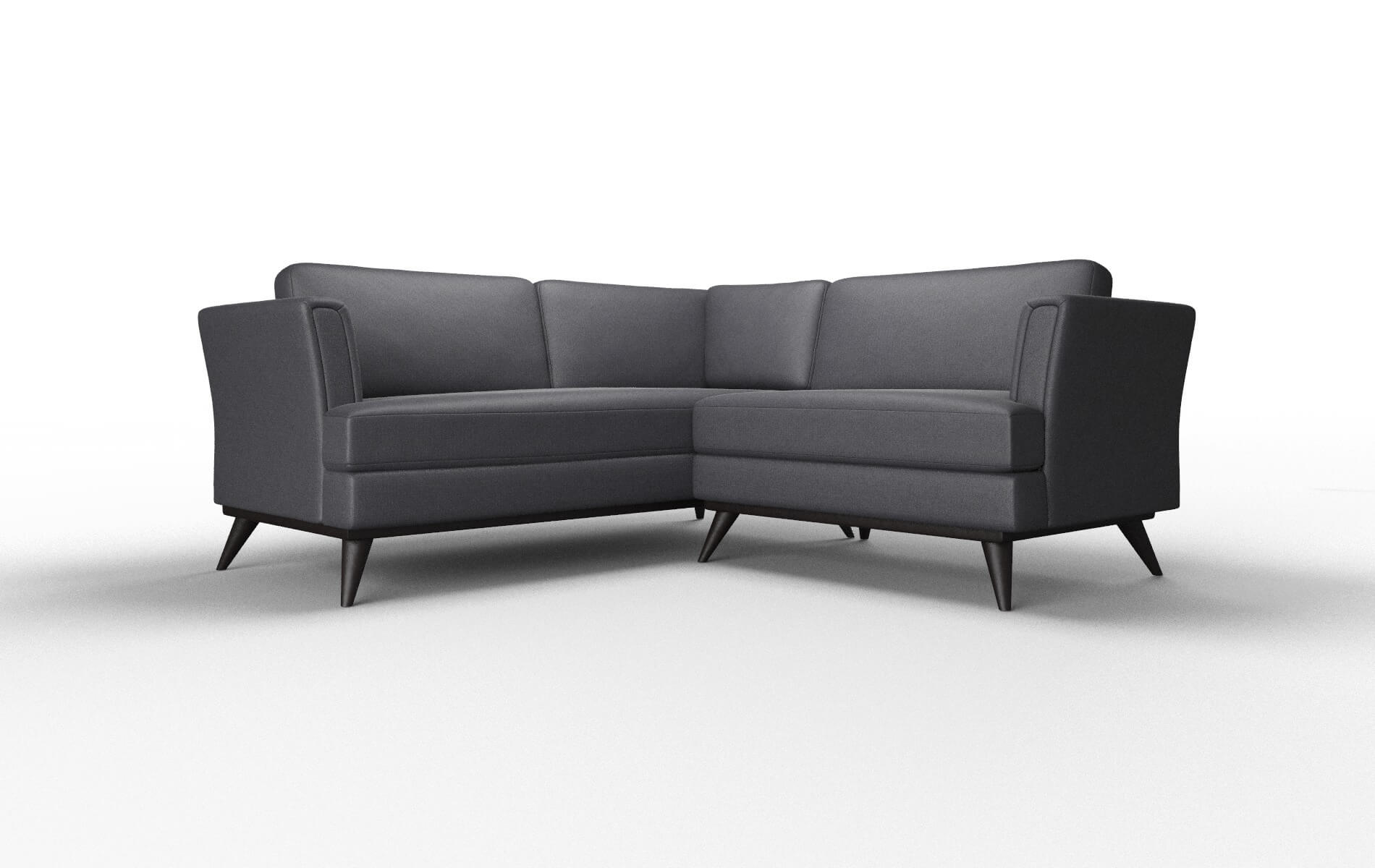 Antalya Redondo Navy Sectional espresso legs 1