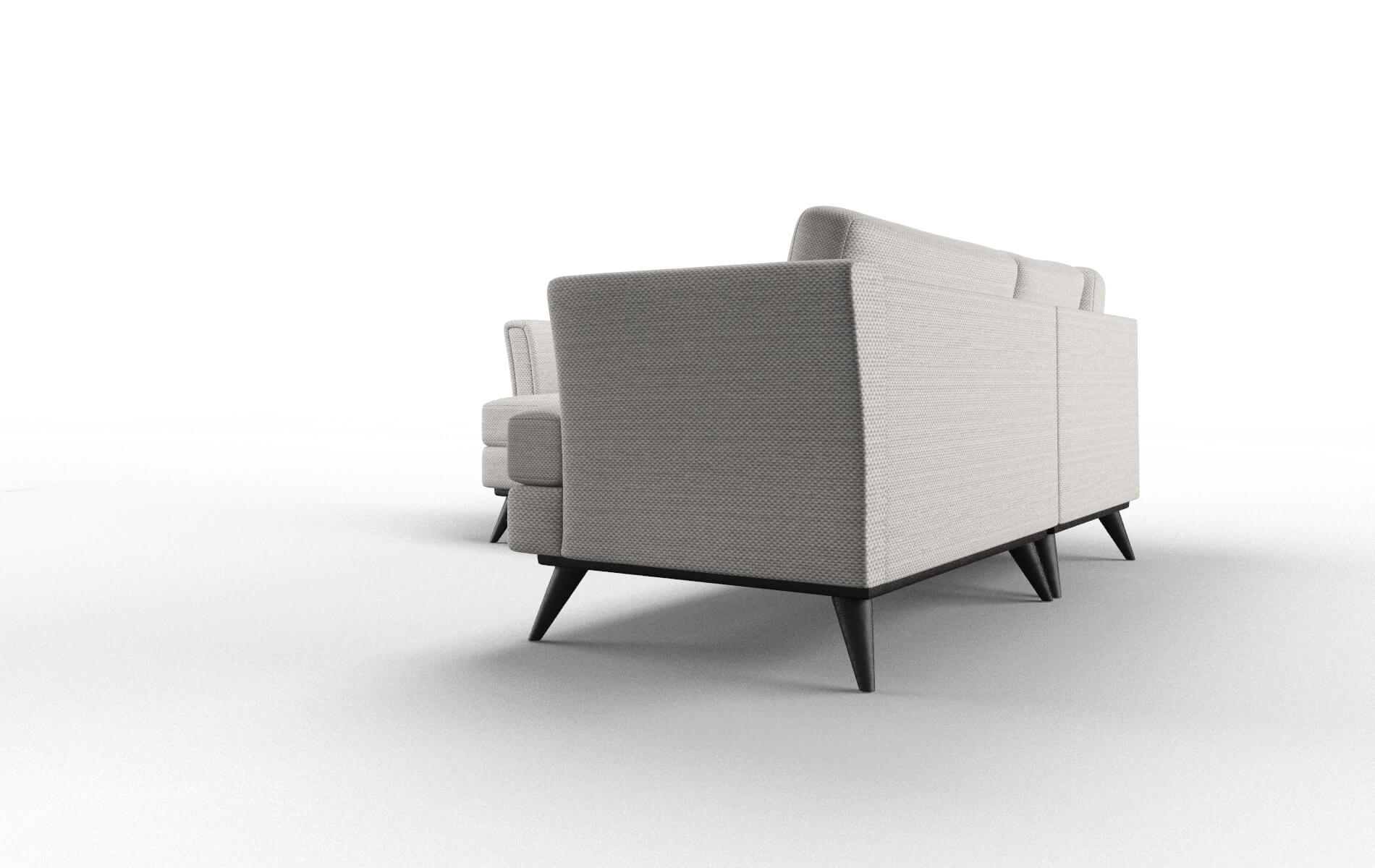 Antalya Redondo Stone Sectional espresso legs 5