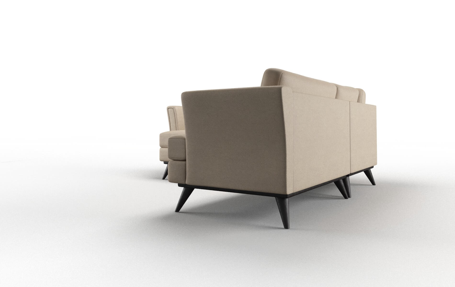 Antalya Rocket Cappuccino Sectional espresso legs 4