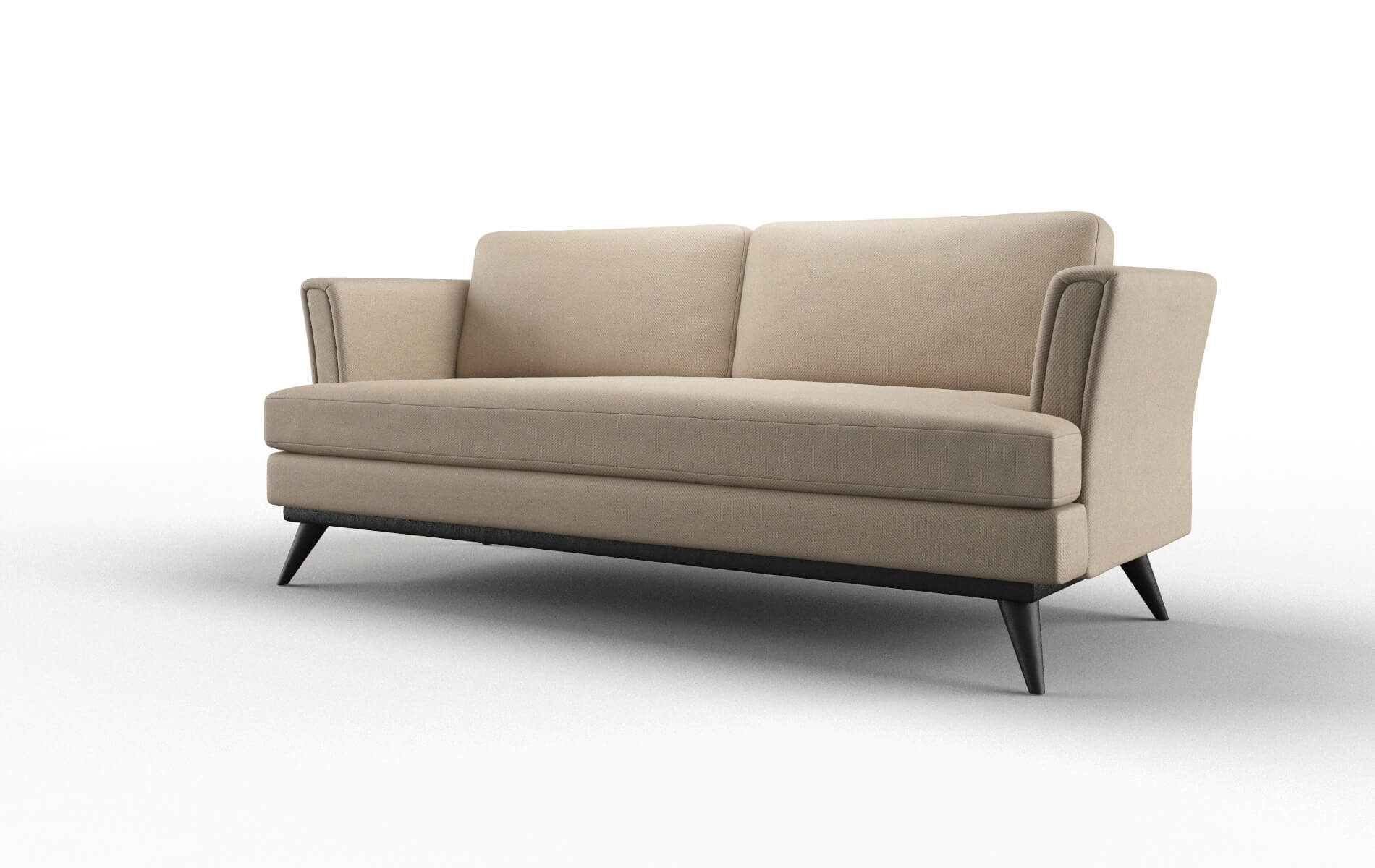 Antalya Rocket Cappuccino Sofa espresso legs 4