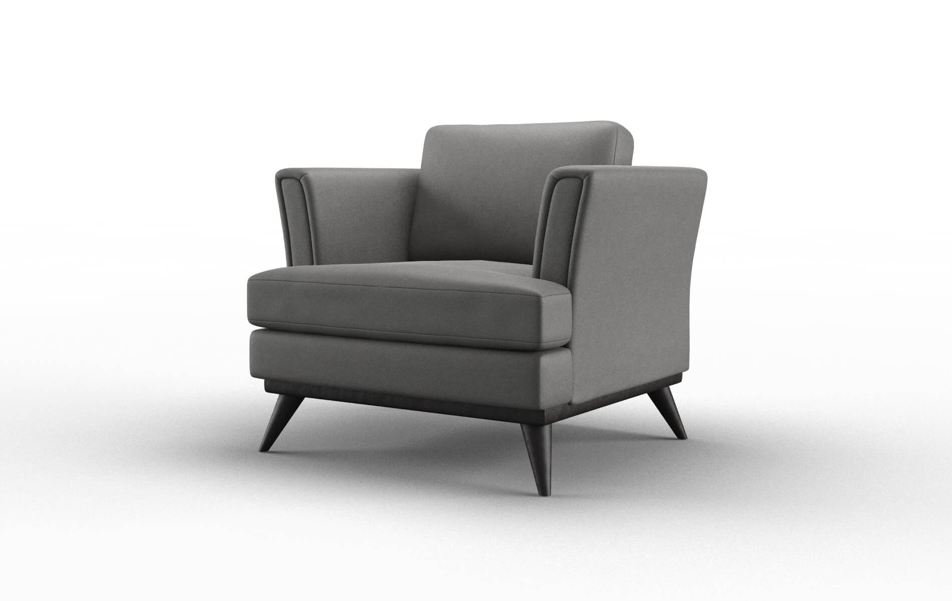 Antalya Rocket Charcoal Chair espresso legs 4