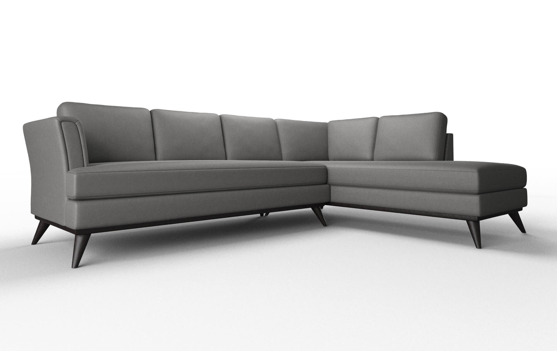 Antalya Rocket Charcoal Panel espresso legs 2