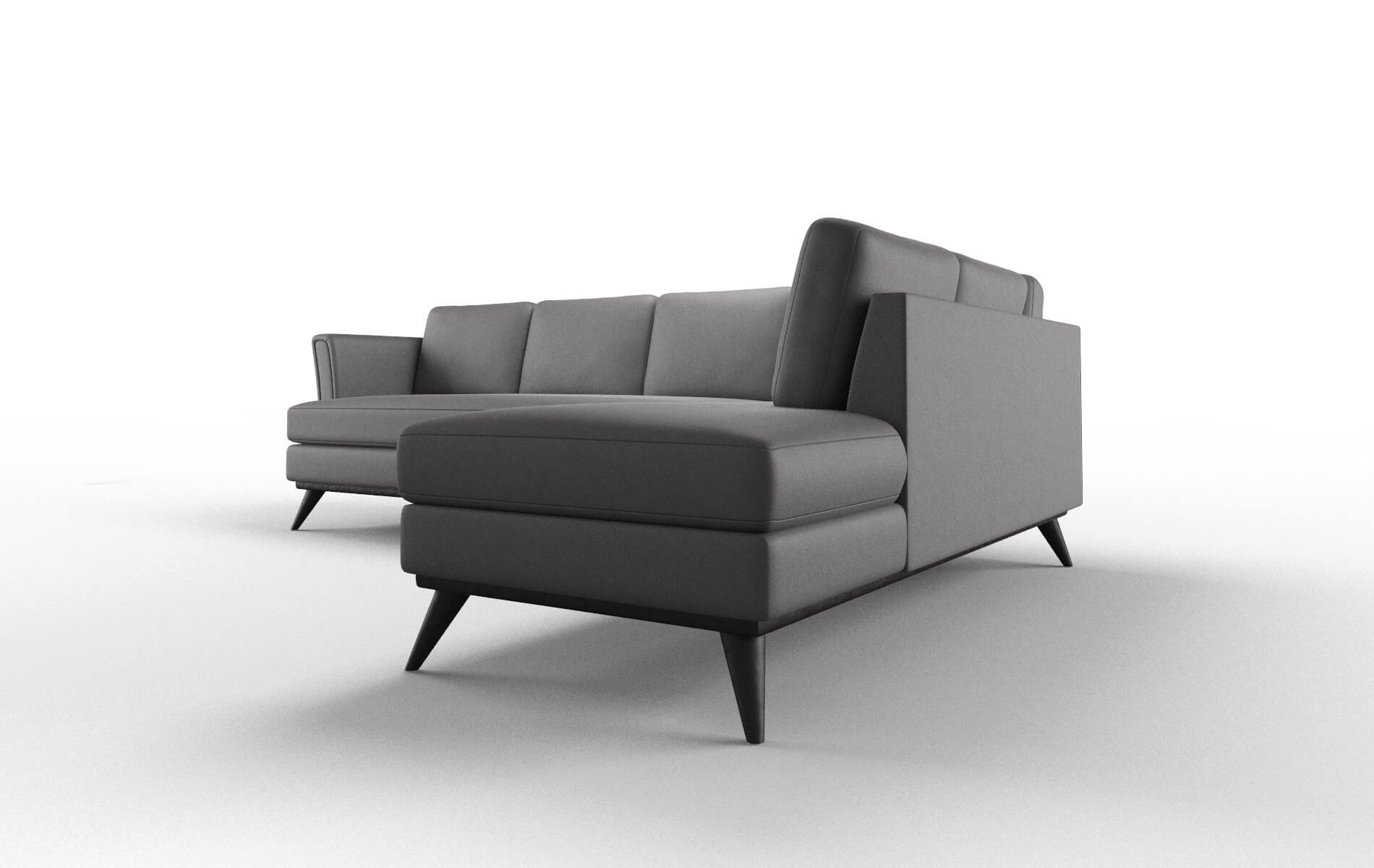 Antalya Rocket Charcoal Panel espresso legs 4