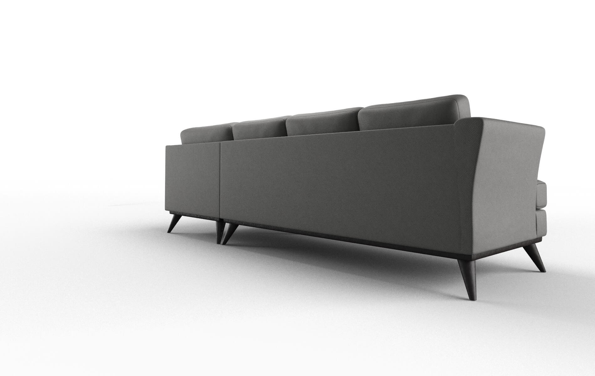 Antalya Rocket Charcoal Panel espresso legs 5