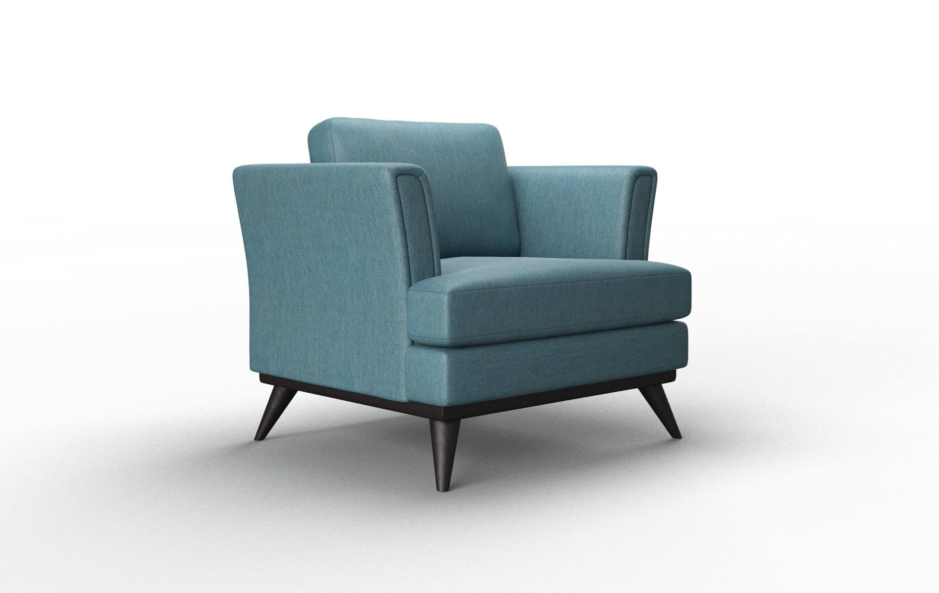 Antalya Royale Electric_blue Chair espresso legs 2