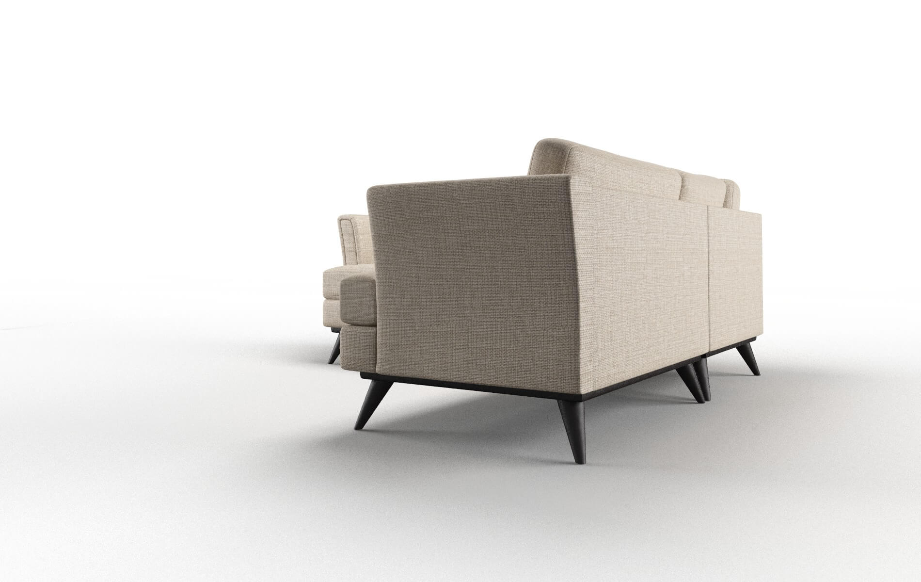 Antalya Sosoftness 74 Sectional espresso legs 4