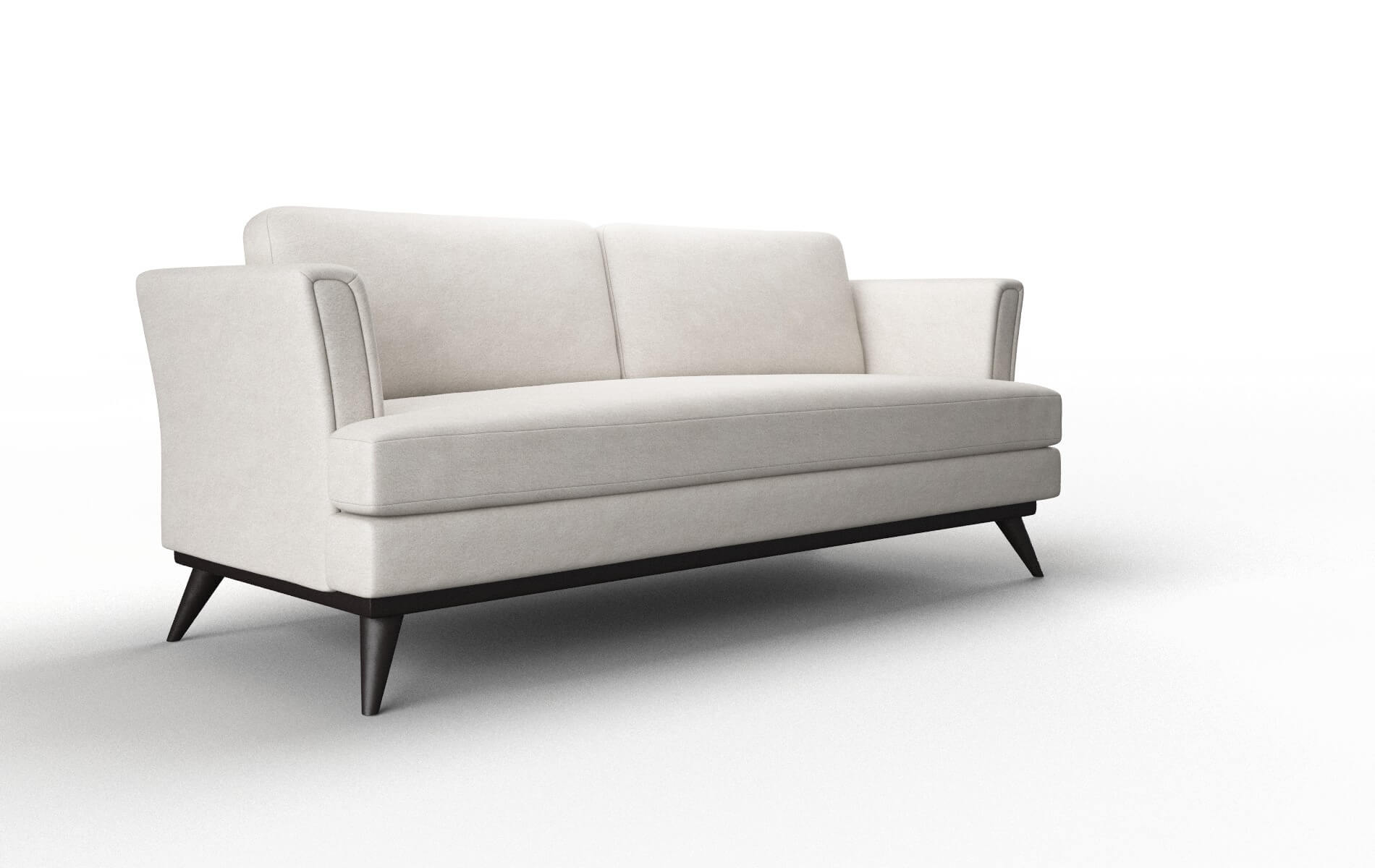 Antalya Suave Dove Sofa espresso legs 2