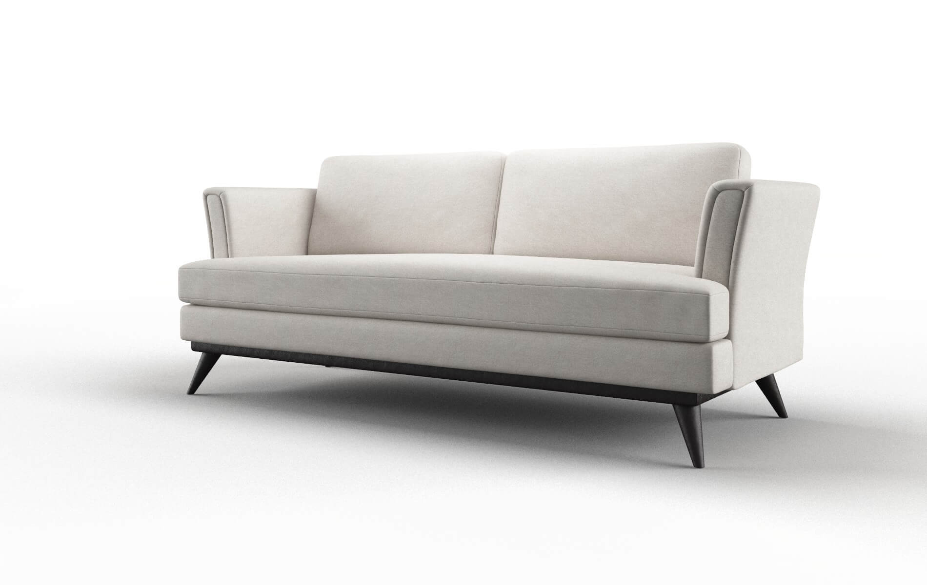 Antalya Suave Dove Sofa espresso legs 4