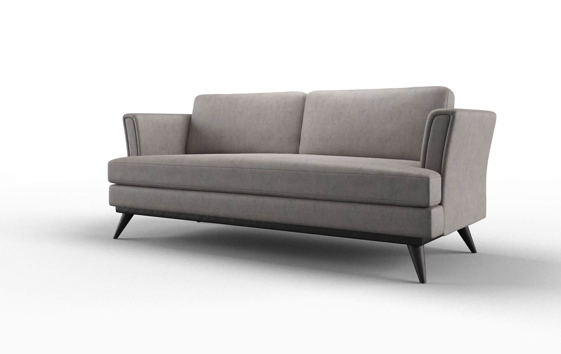 Antalya Suave Slate Sofa espresso legs 4