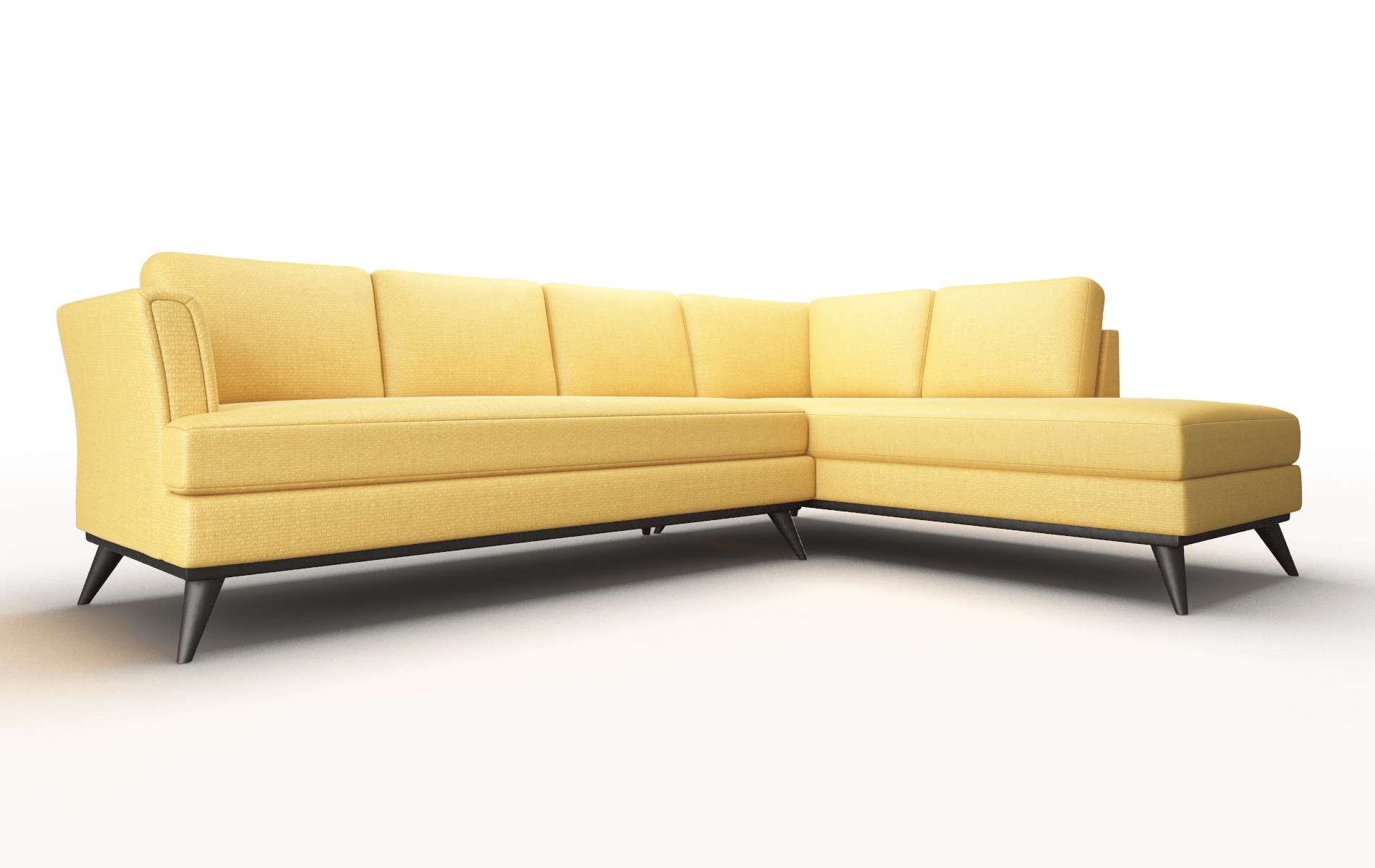 Antalya Tess Turmeric Panel espresso legs 2