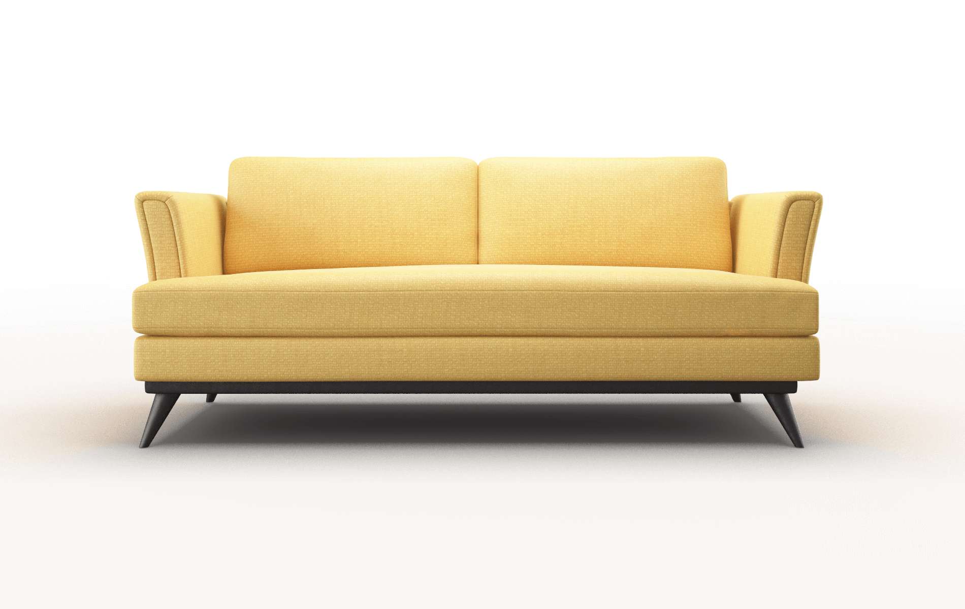 Antalya Tess Turmeric Sofa espresso legs 1