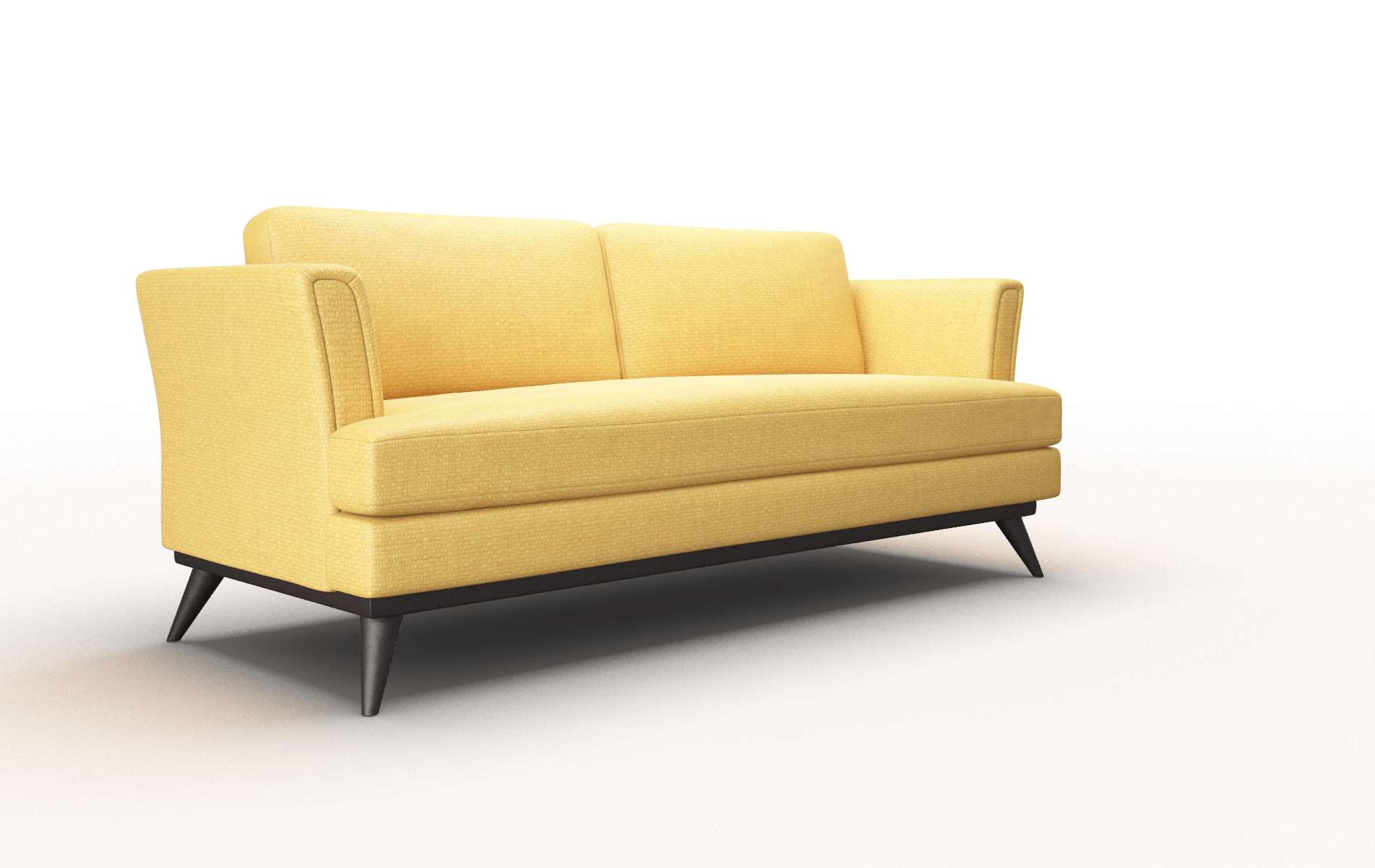 Antalya Tess Turmeric Sofa espresso legs 2
