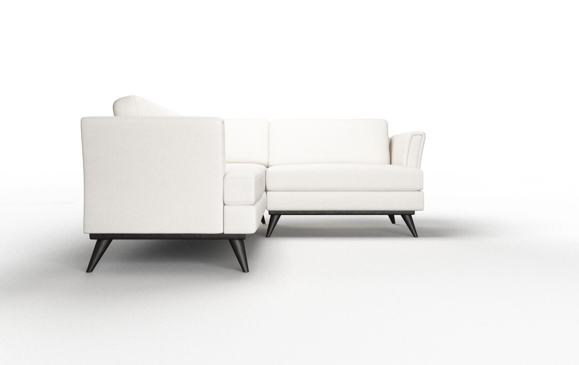 Antalya Venice Eggshell Sectional espresso legs 2