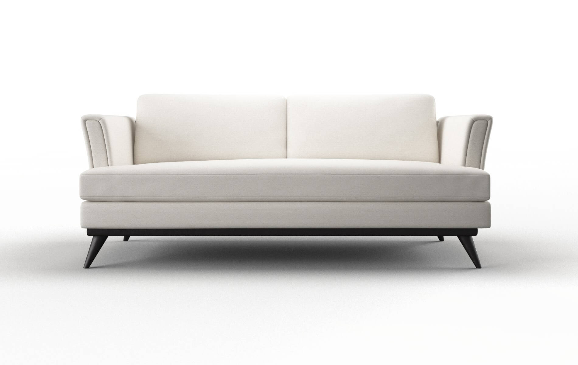 Antalya Venice Eggshell Sofa espresso legs 1