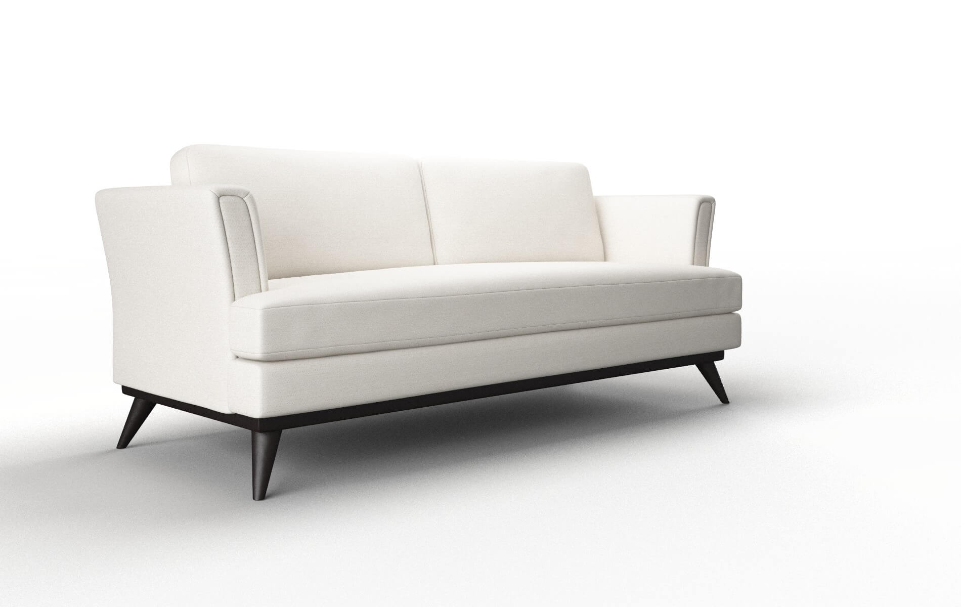 Antalya Venice Eggshell Sofa espresso legs 2