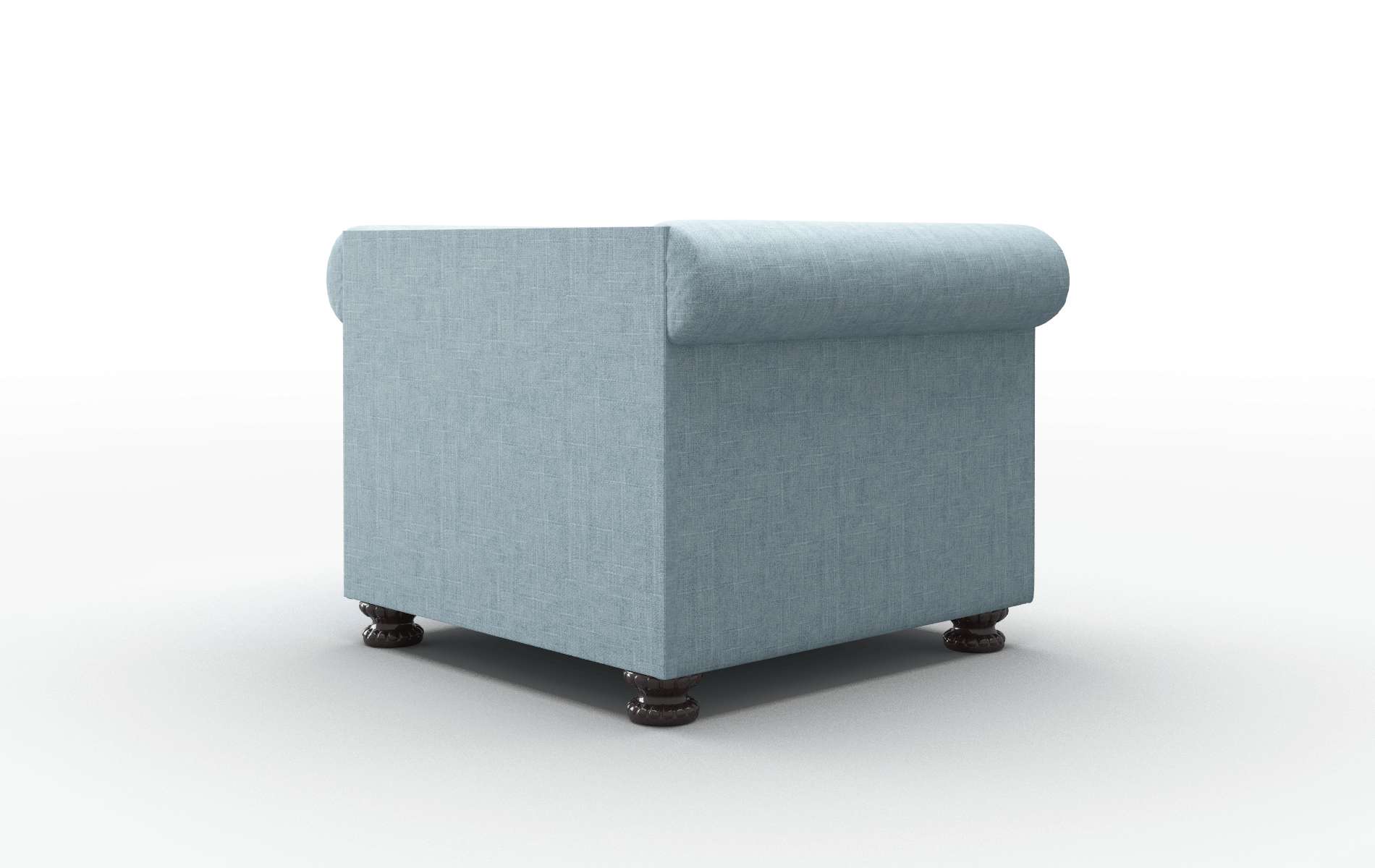 Athens Atlas Turquoise Chair espresso legs 5
