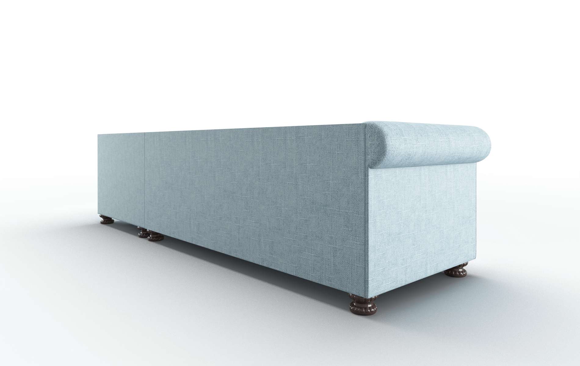 Athens Atlas Turquoise Panel espresso legs 5