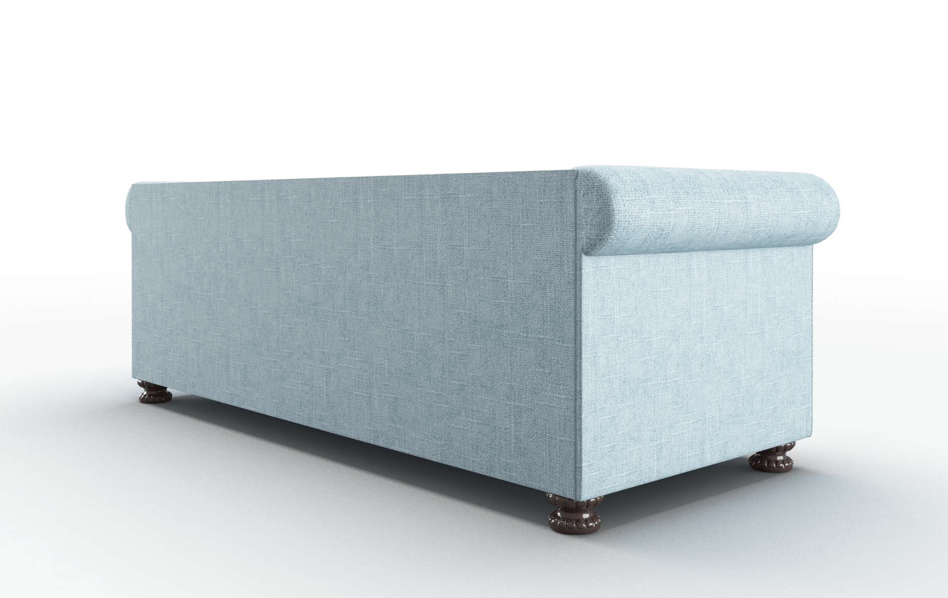 Athens Atlas Turquoise Sofa espresso legs 5