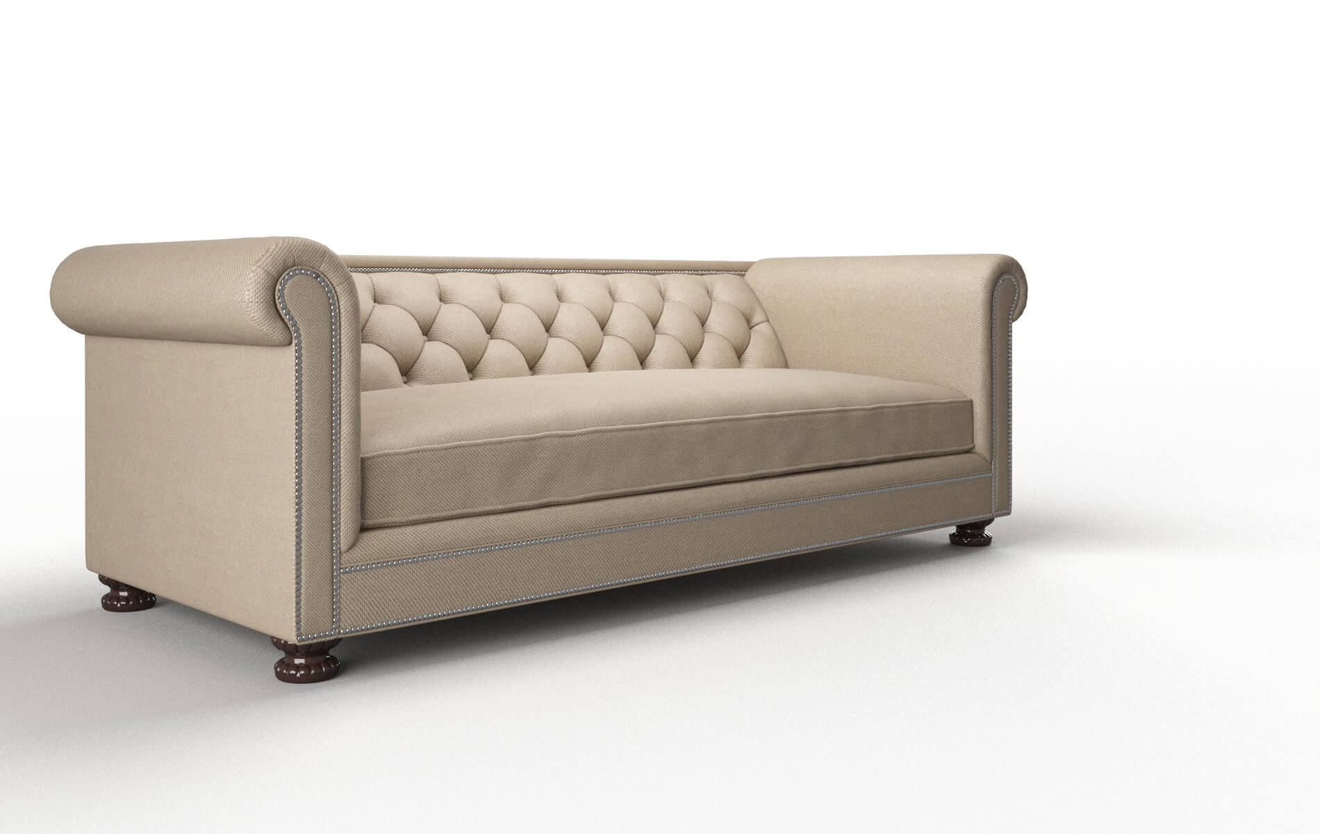 Athens Avenger Driftwood Sofa espresso legs 2