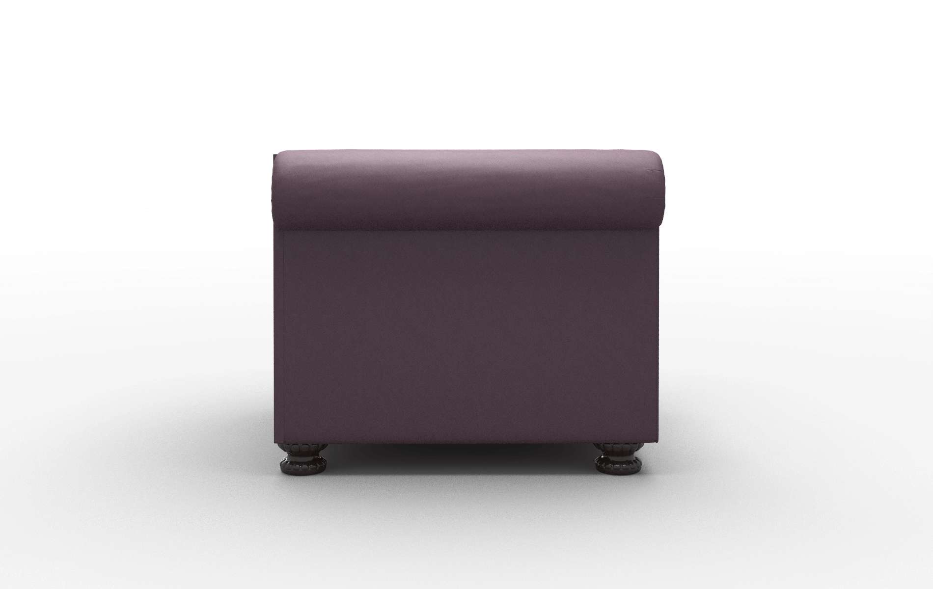 Athens Bella Aubergine Chair espresso legs 3