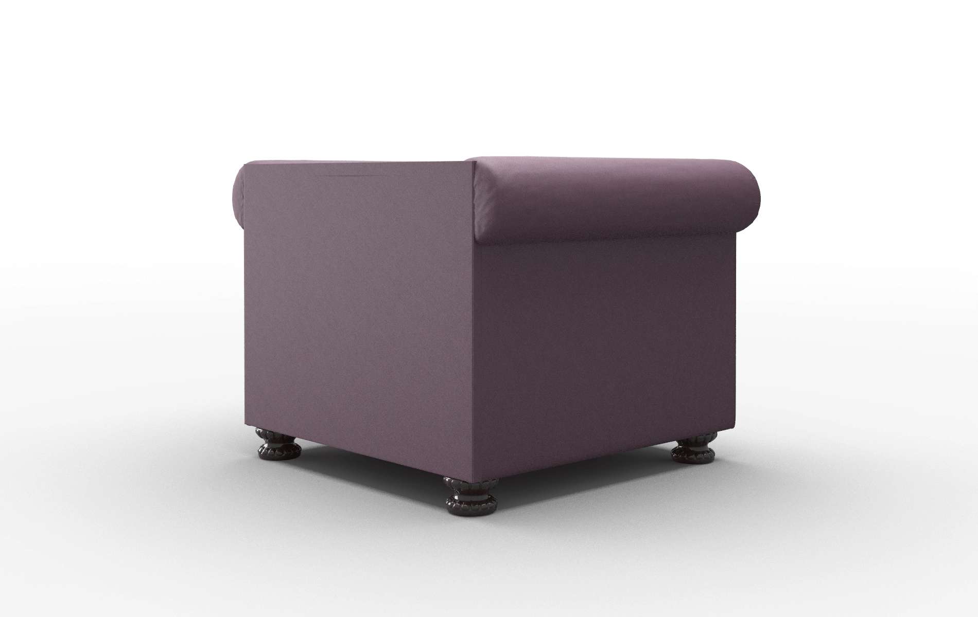 Athens Bella Aubergine Chair espresso legs 5