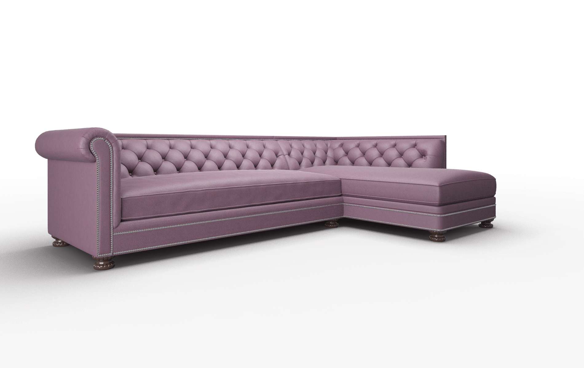 Athens Bella Aubergine Panel espresso legs 2