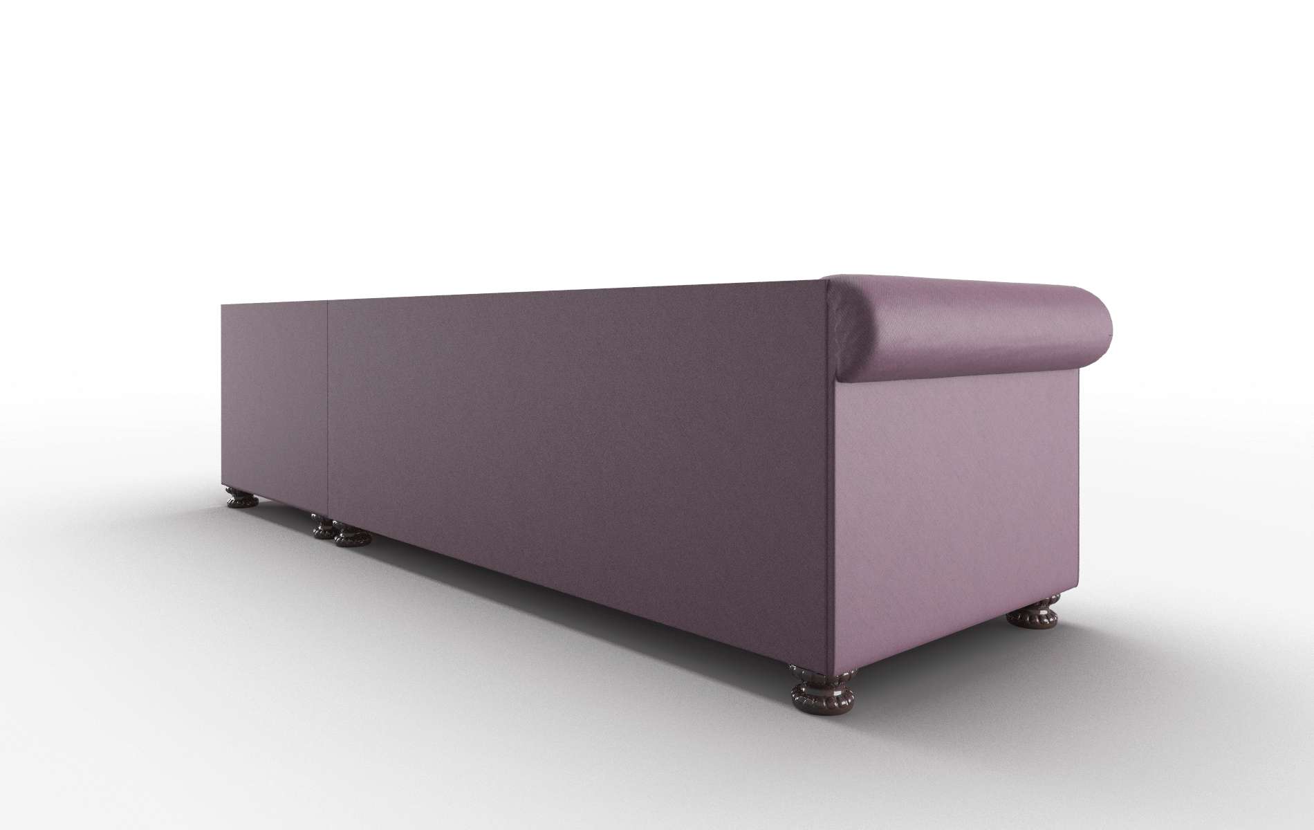 Athens Bella Aubergine Panel espresso legs 5