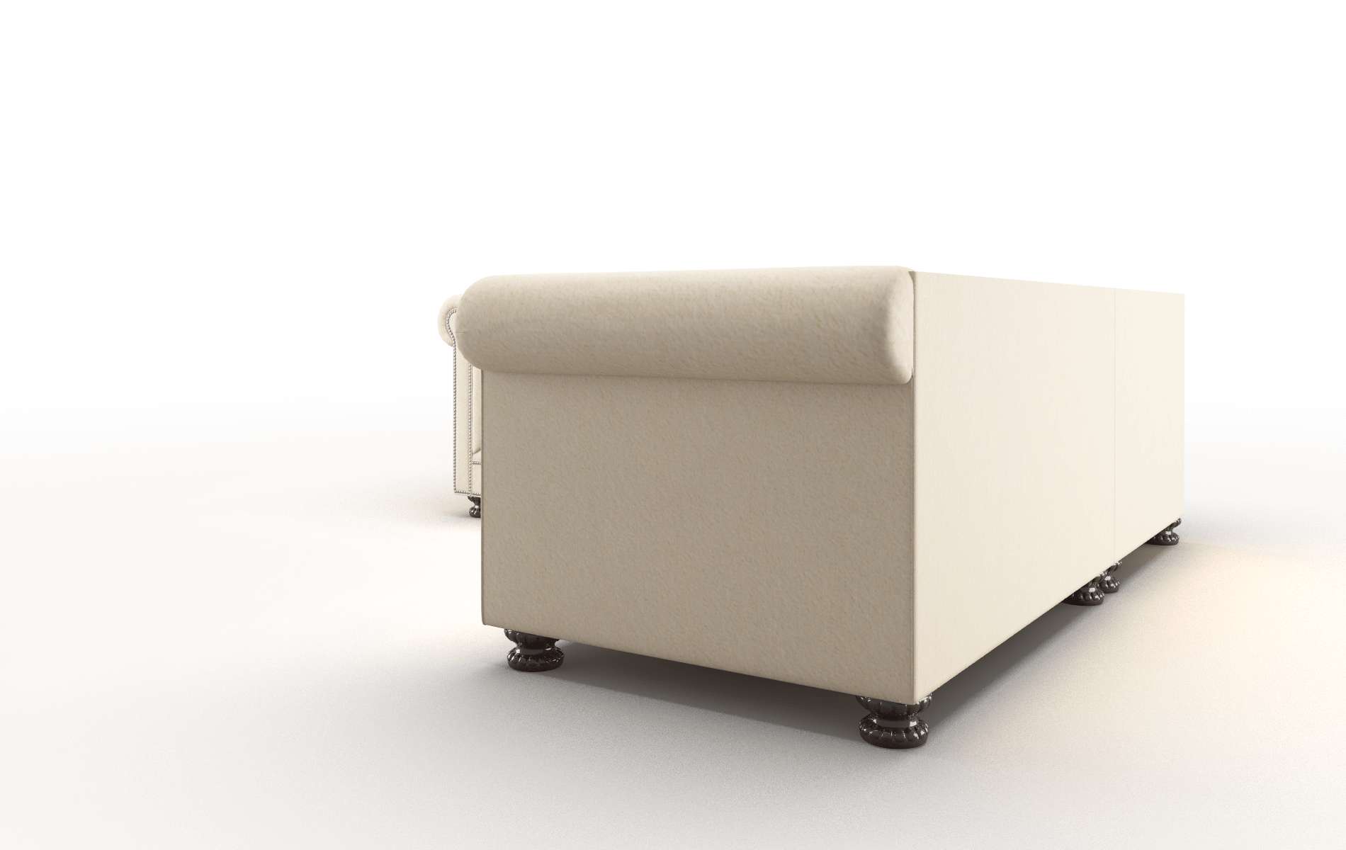 Athens Bella Buckwheat Sectional espresso legs 4