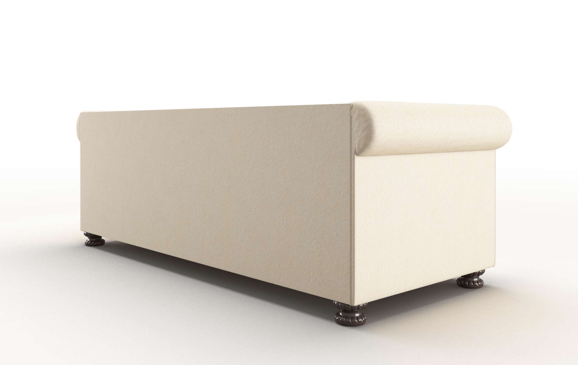 Athens Bella Buckwheat Sofa espresso legs 5