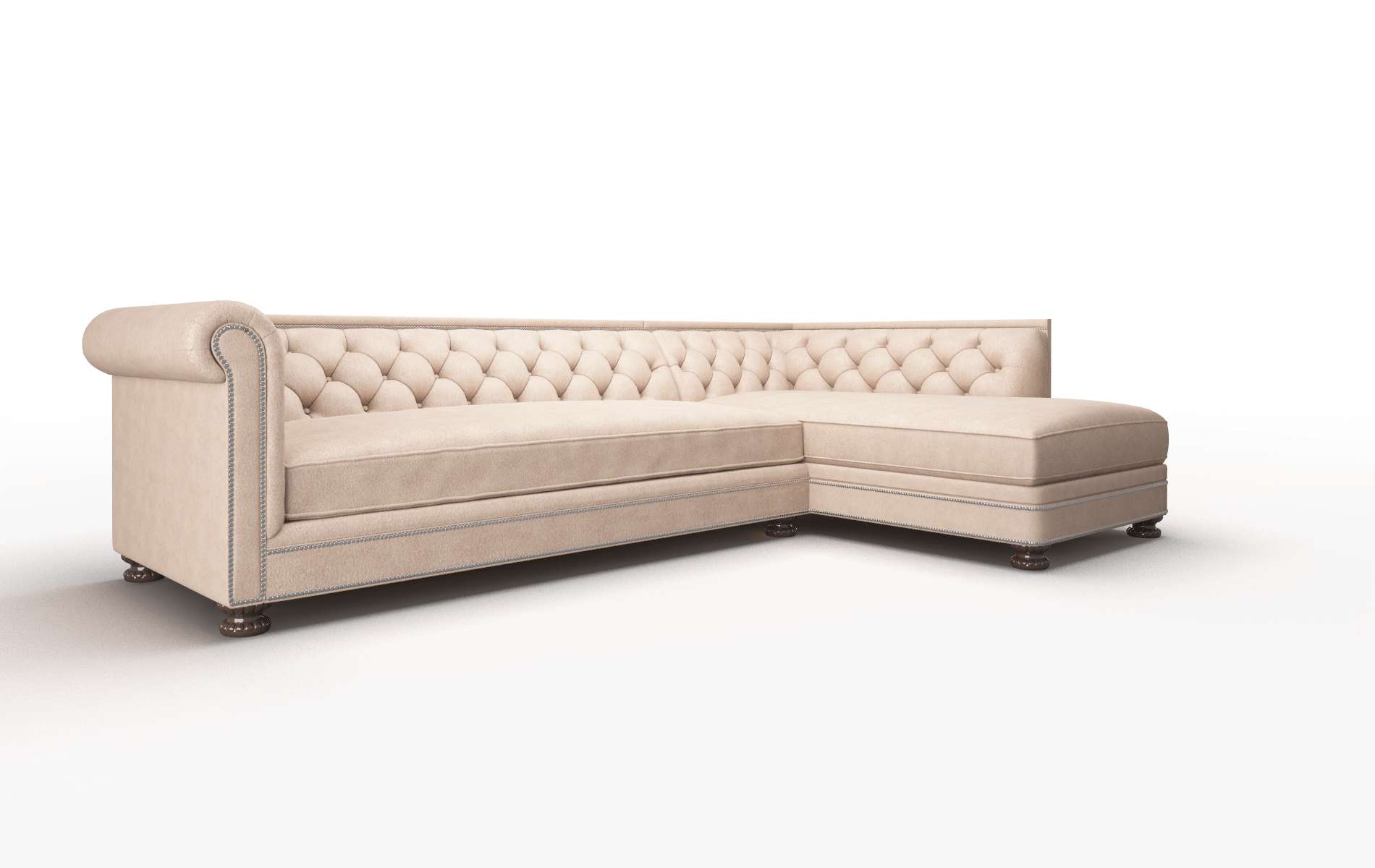 Athens Bella Cocoa Panel espresso legs 2