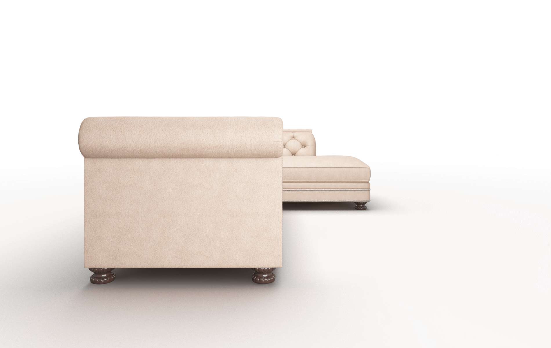 Athens Bella Cocoa Panel espresso legs 3