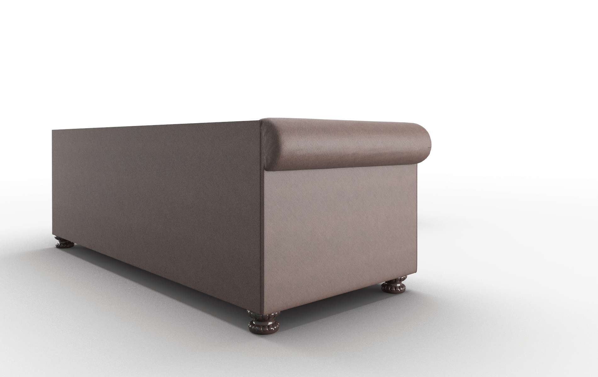 Athens Bella Espresso Sectional espresso legs 3