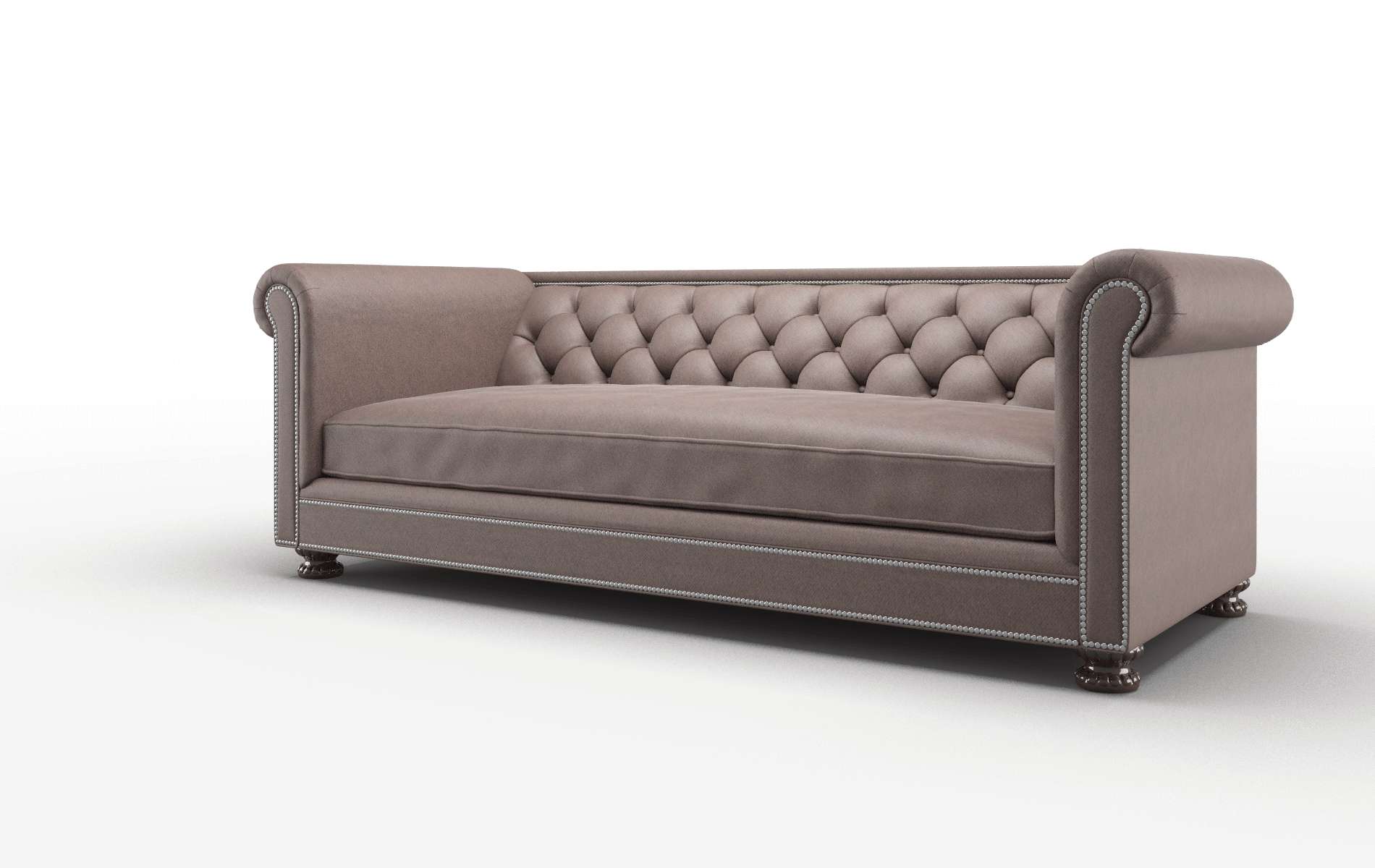 Athens Bella Espresso Sofa espresso legs 4