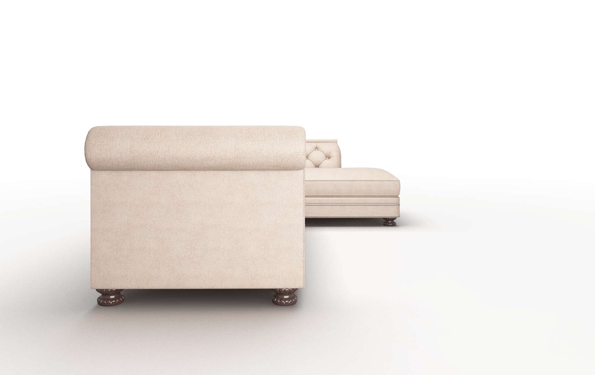 Athens Bella Pewter Panel espresso legs 3