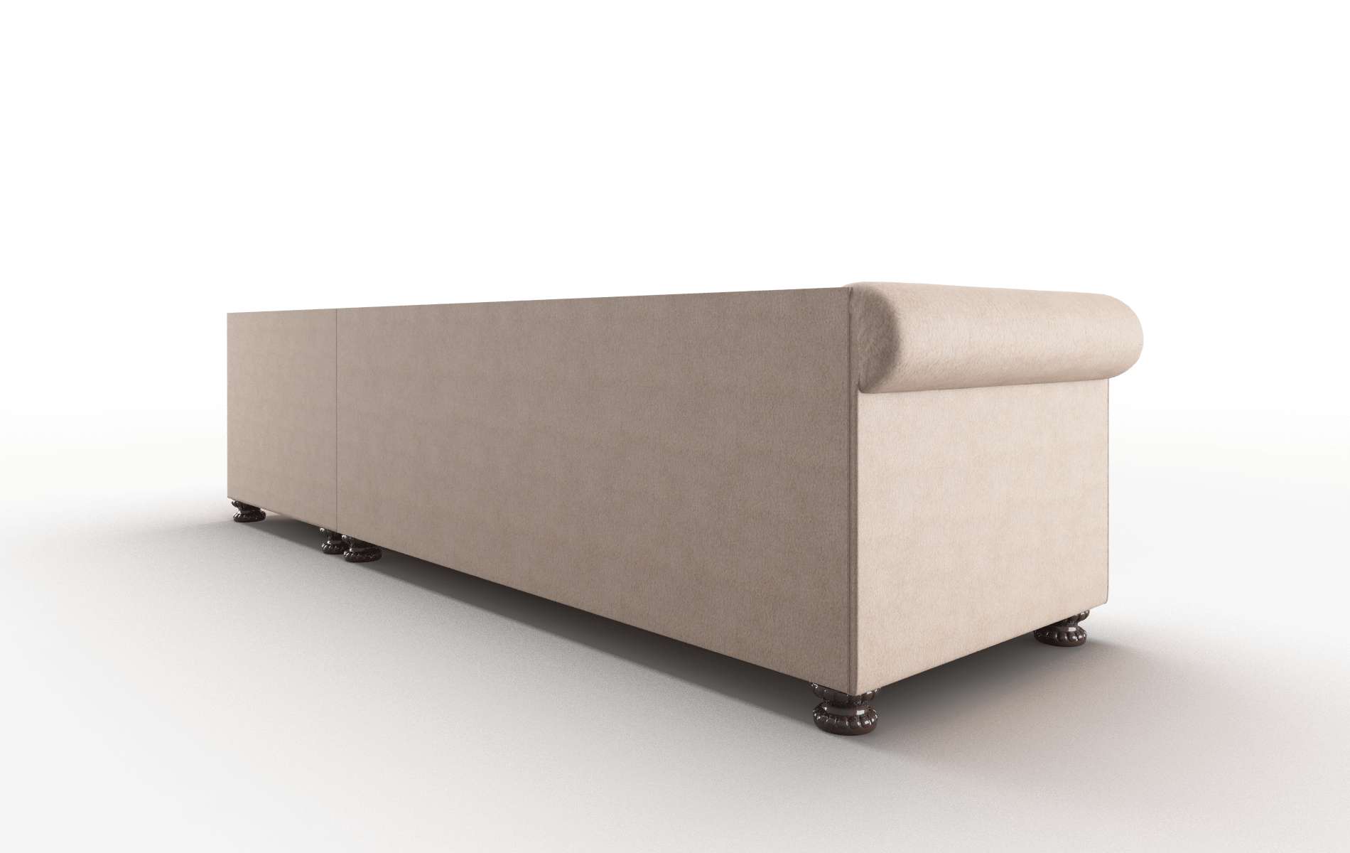 Athens Bella Pewter Panel espresso legs 5