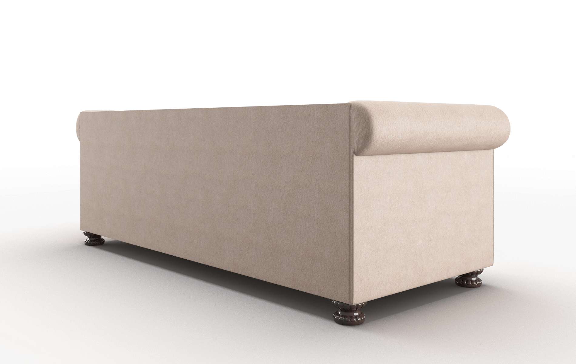 Athens Bella Pewter Sofa espresso legs 5