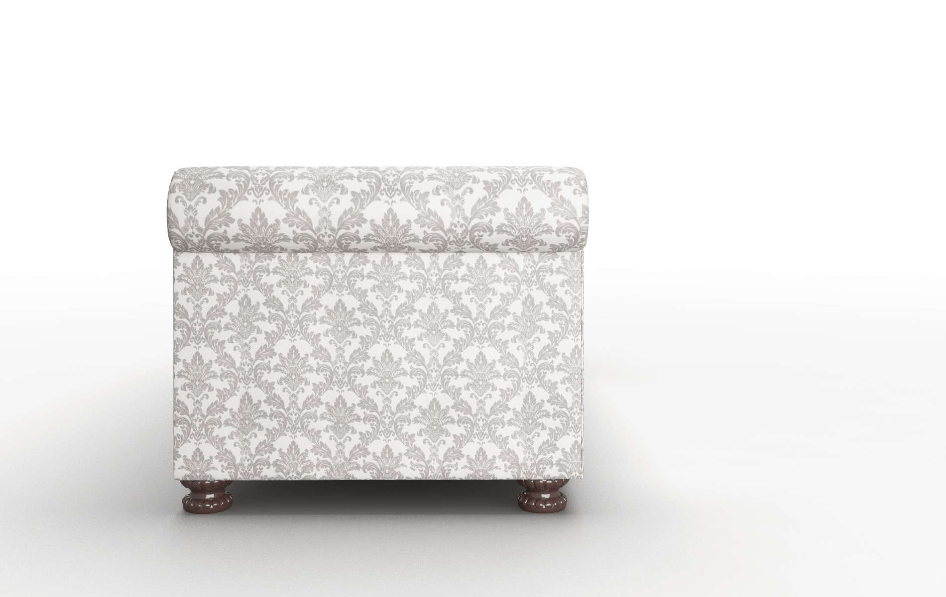 Athens Bergamo Dove Sofa espresso legs 3