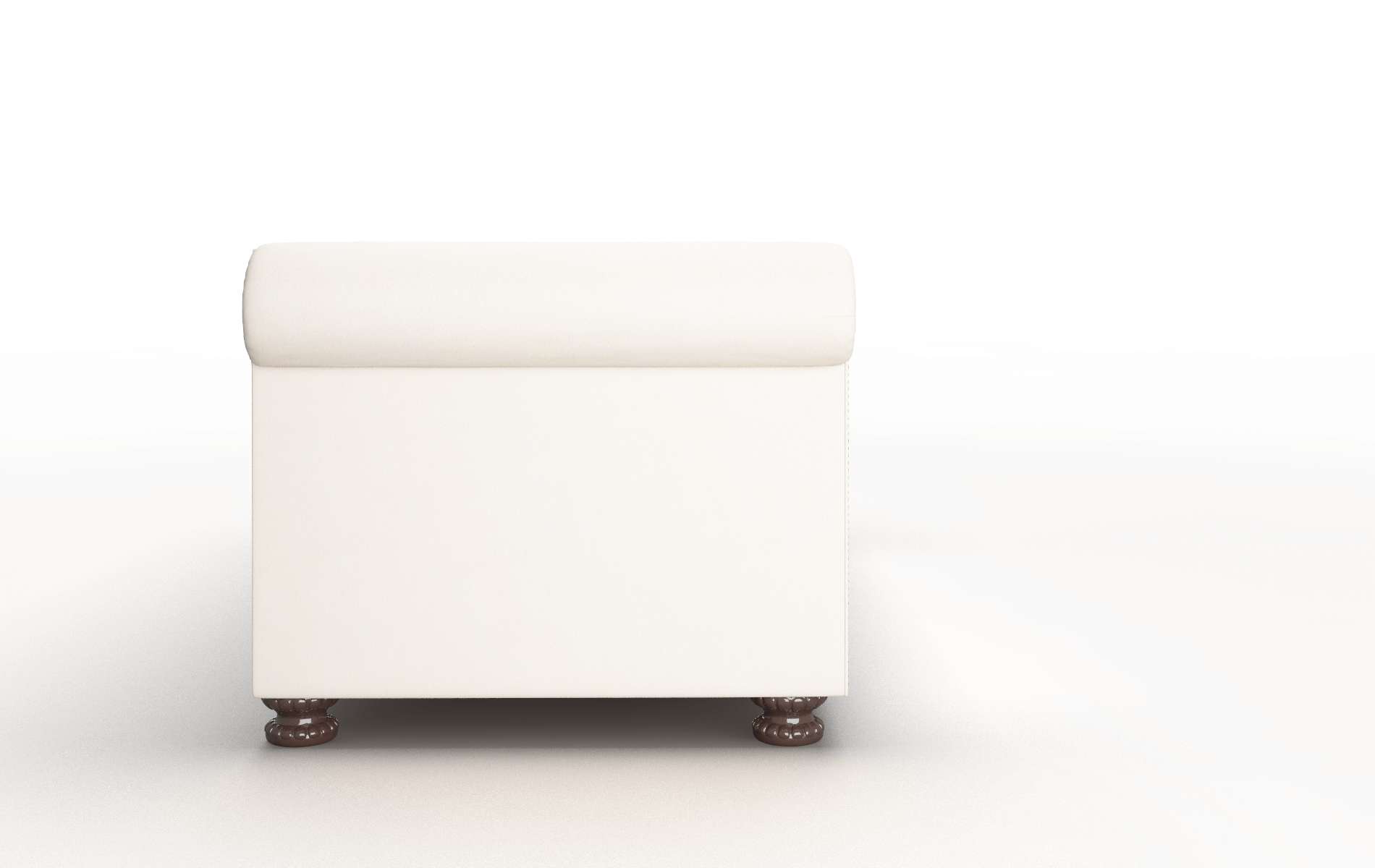 Athens Blanche Milky Sofa espresso legs 3