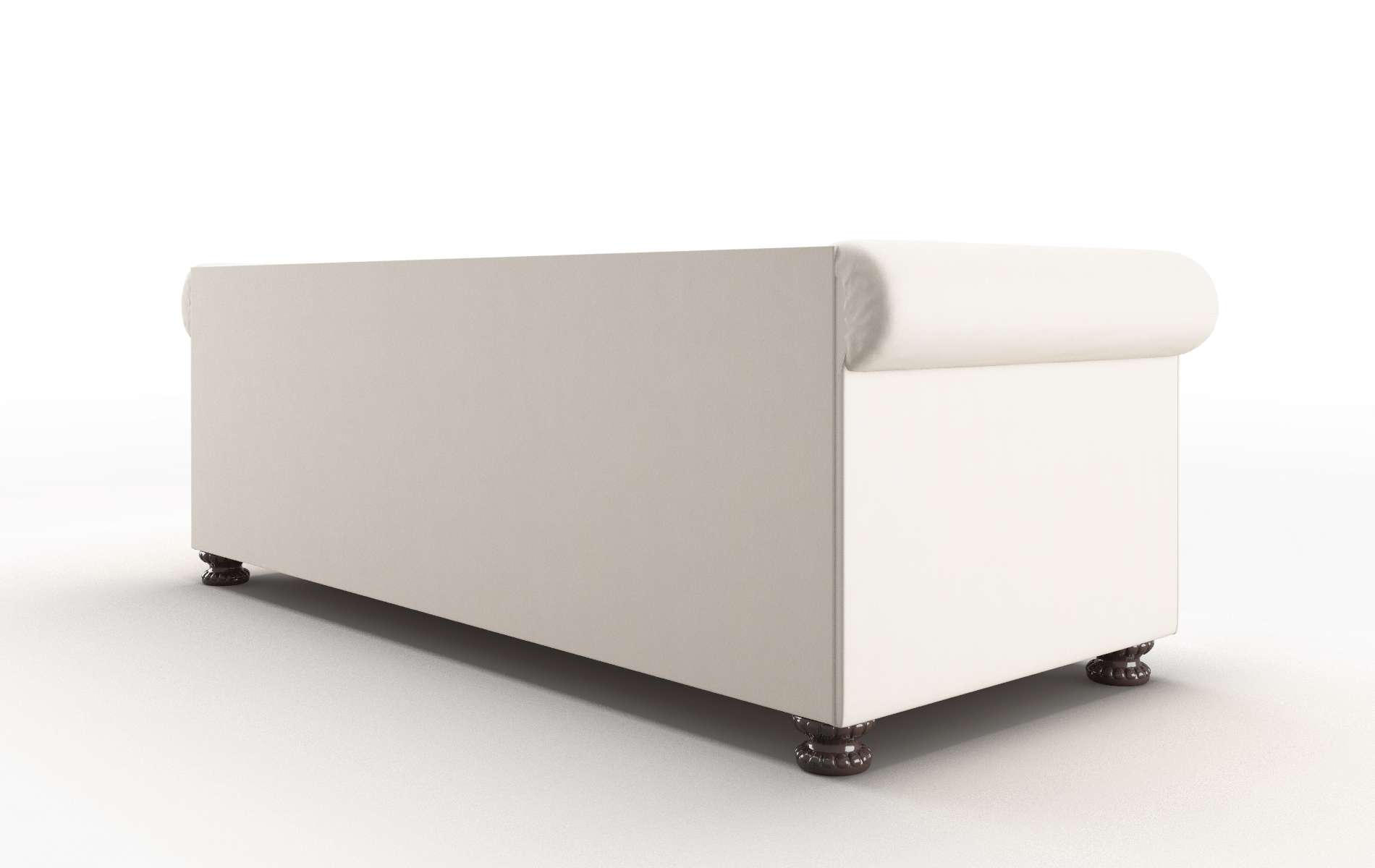 Athens Blanche Milky Sofa espresso legs 5