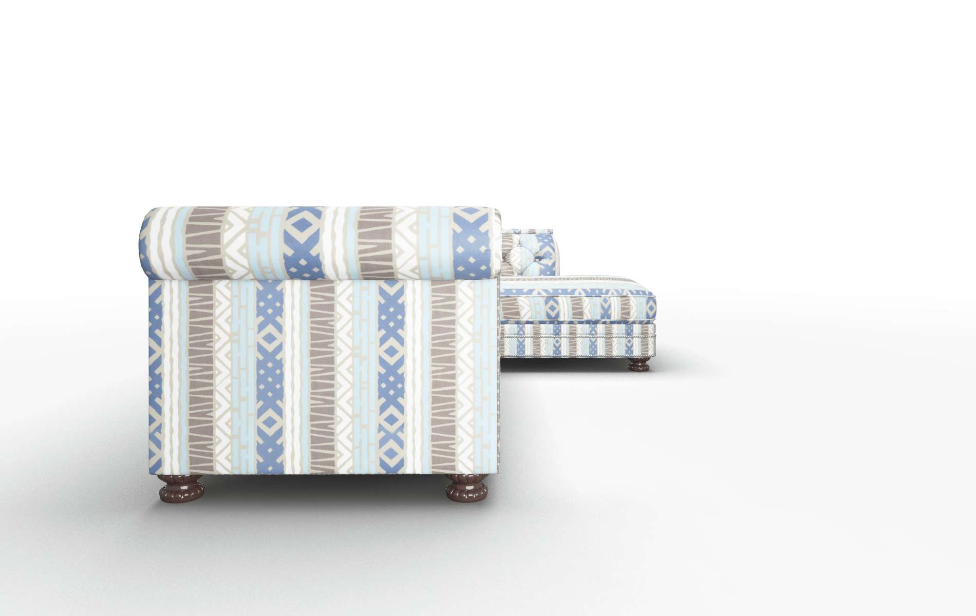 Athens Bodhi Indigo Panel espresso legs 3