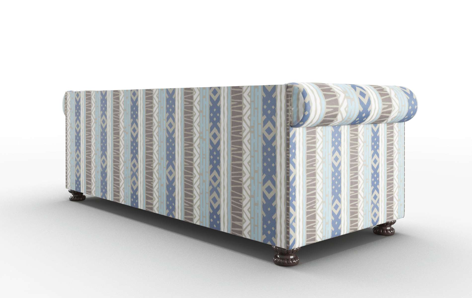 Athens Bodhi Indigo Sofa espresso legs 5