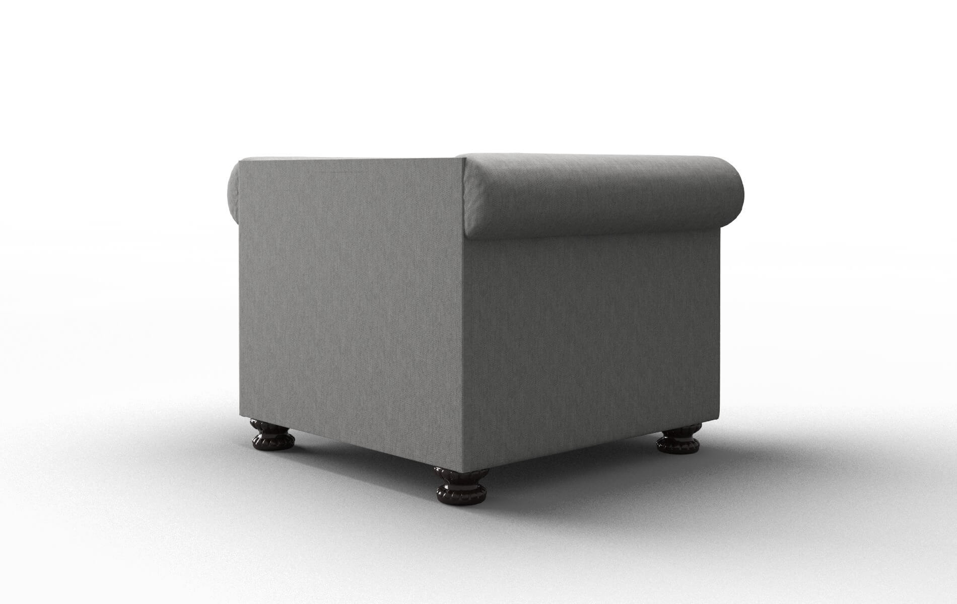 Athens Bungalow Graphite Chair espresso legs 5