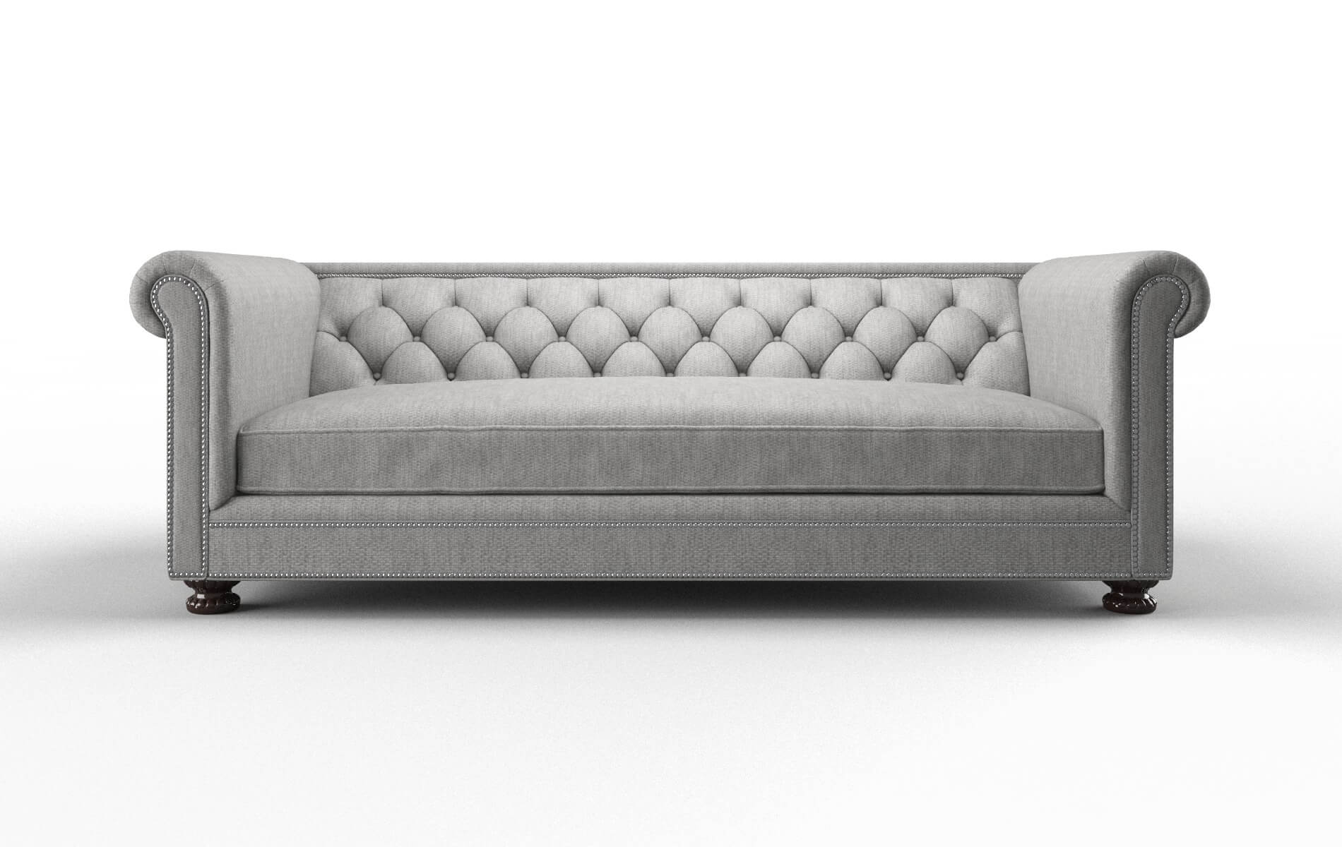 Athens Bungalow Graphite Sofa espresso legs 1