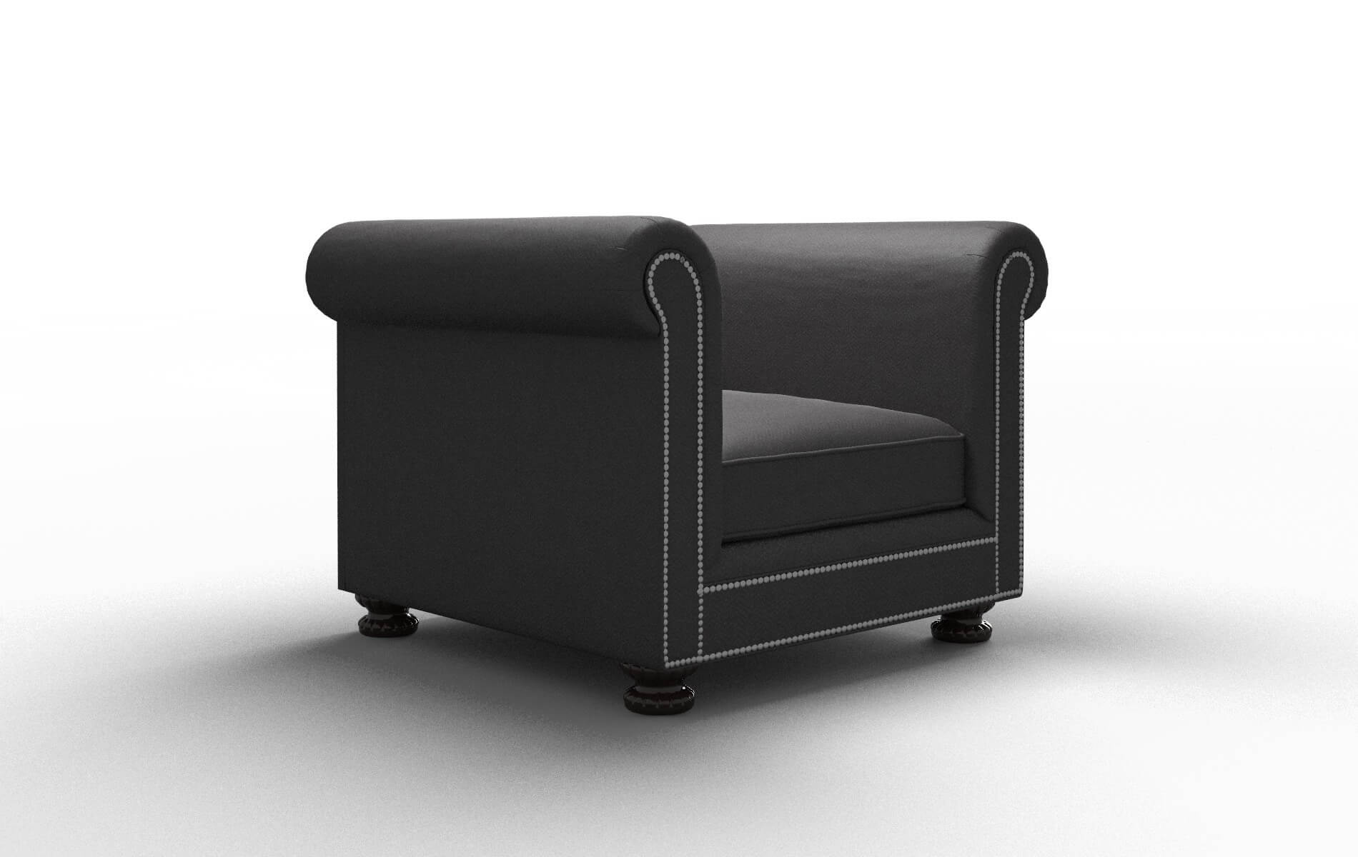 Athens Catalina Charcoal Chair espresso legs 2