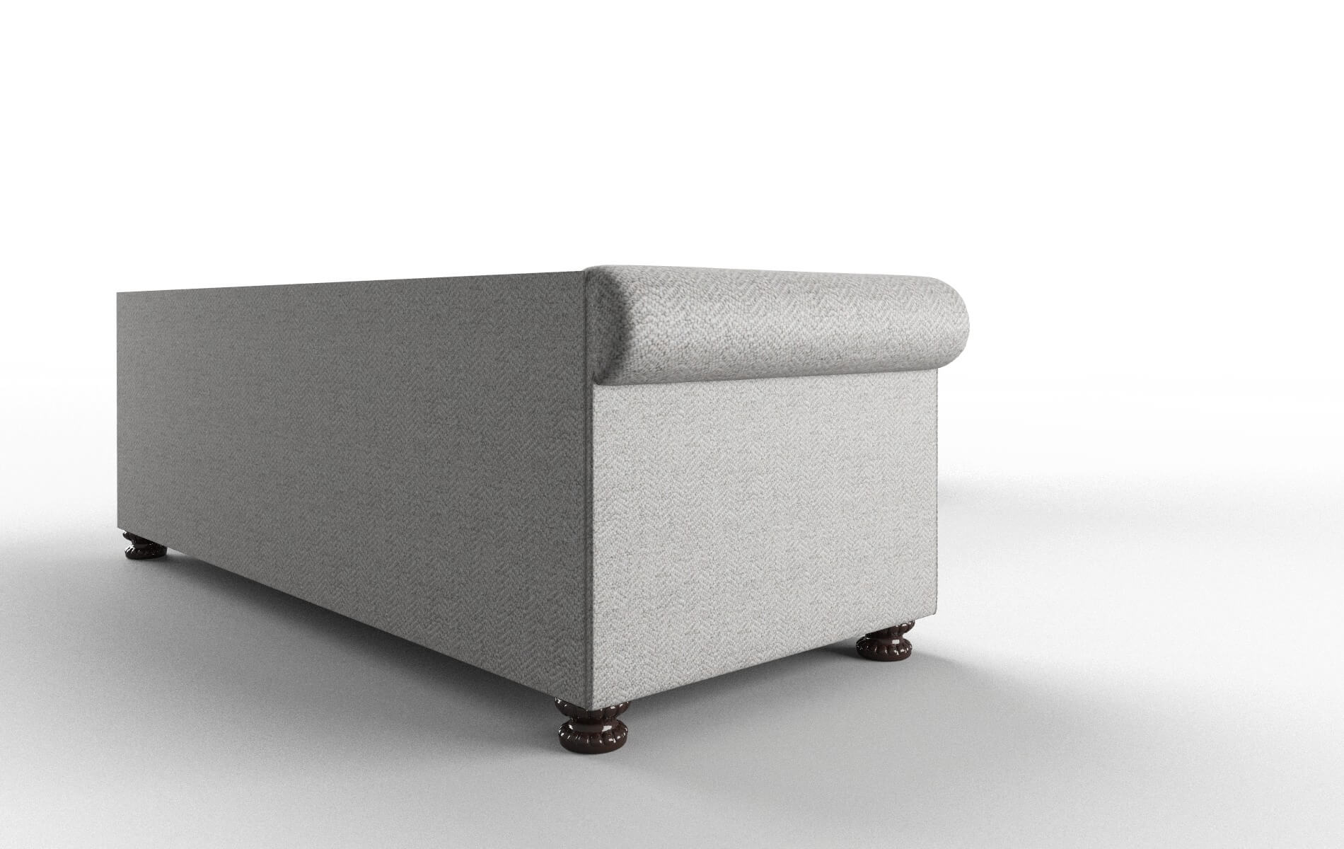 Athens Catalina Silver Sectional espresso legs 3